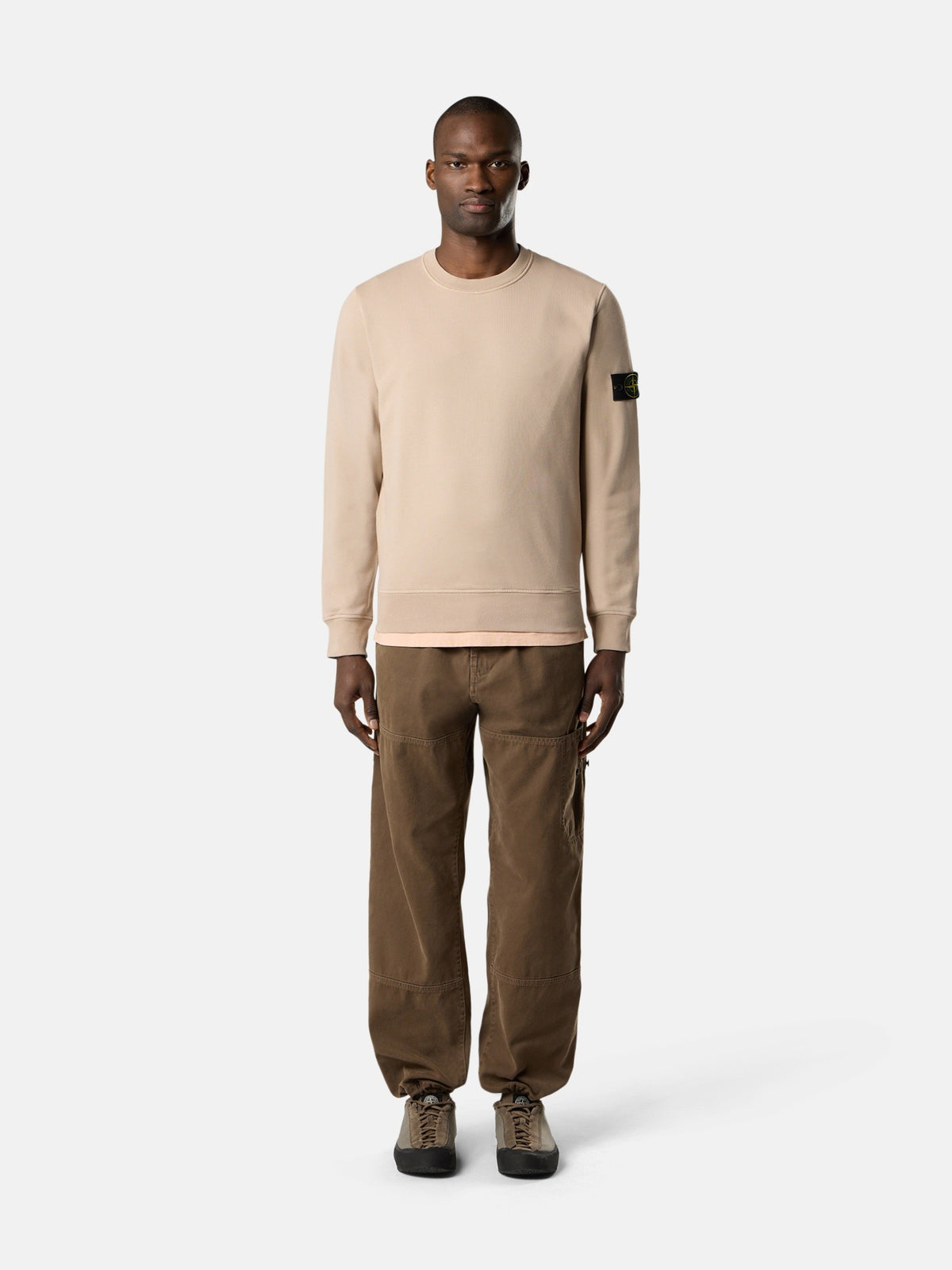 Stone Island Regular-Fit Crewneck Sweatshirt with Raglan Sleeves 6100060