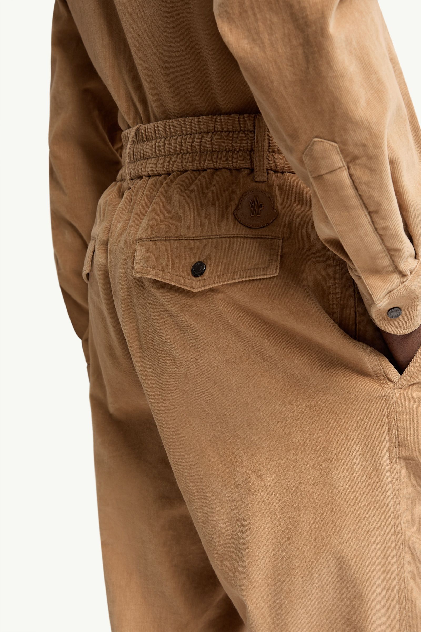 Moncler Corduroy Pants Beige Beige