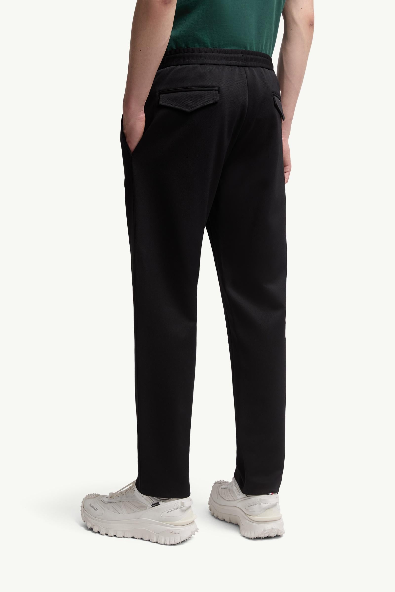 Moncler Logo Jogging Trousers Black Black