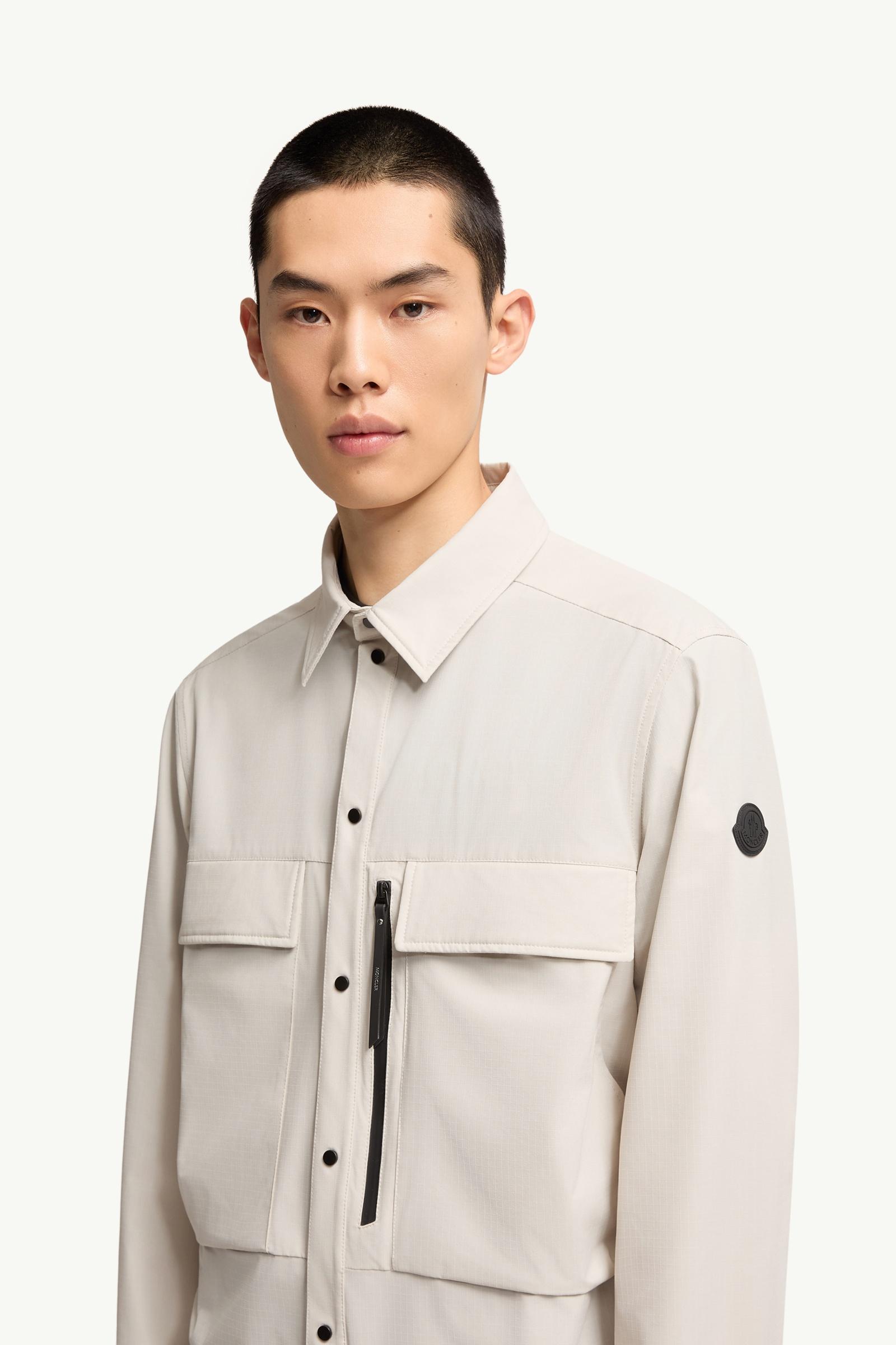 Moncler Shirt Jacket White Ivory White Ivory