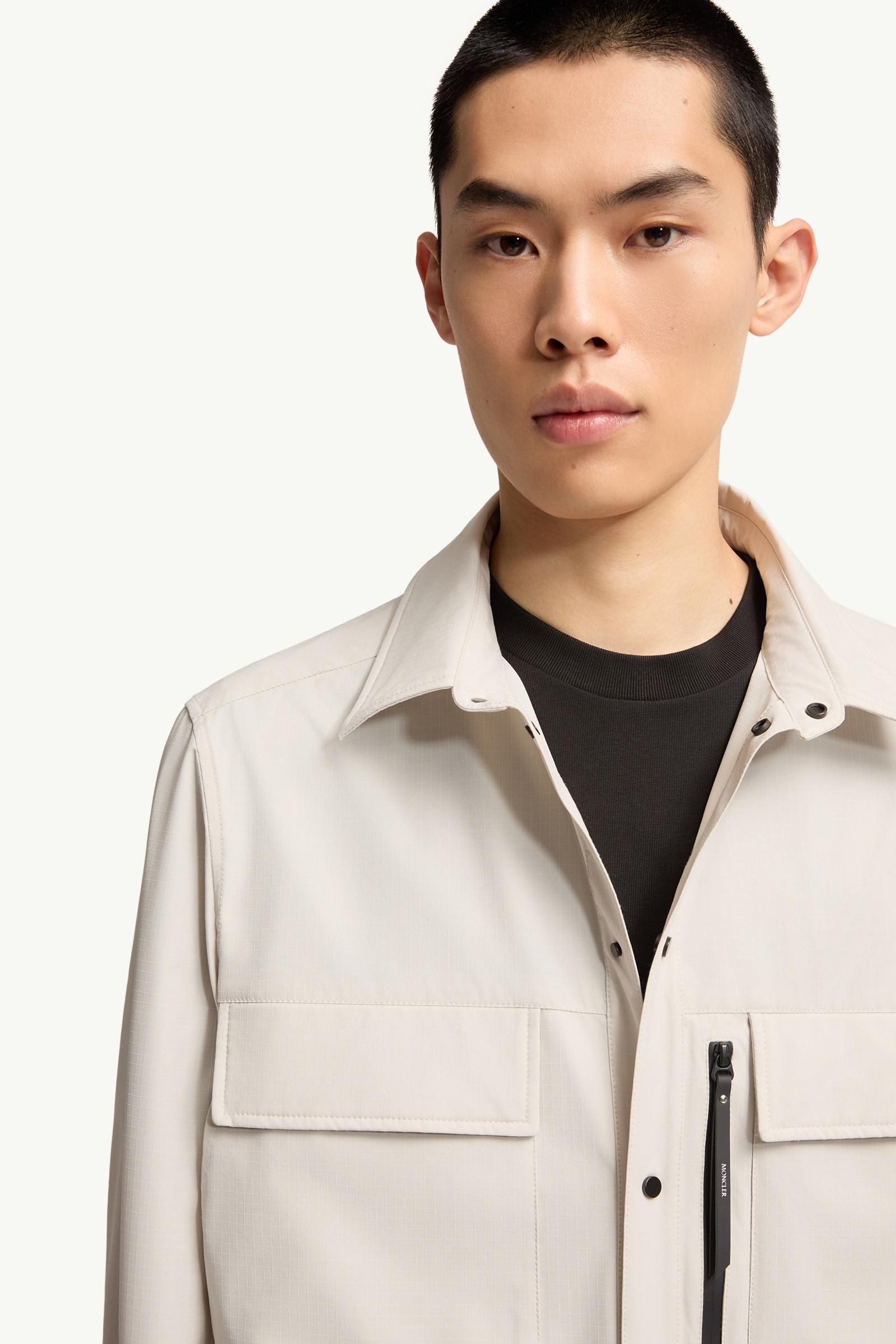 Moncler Shirt Jacket White Ivory White Ivory