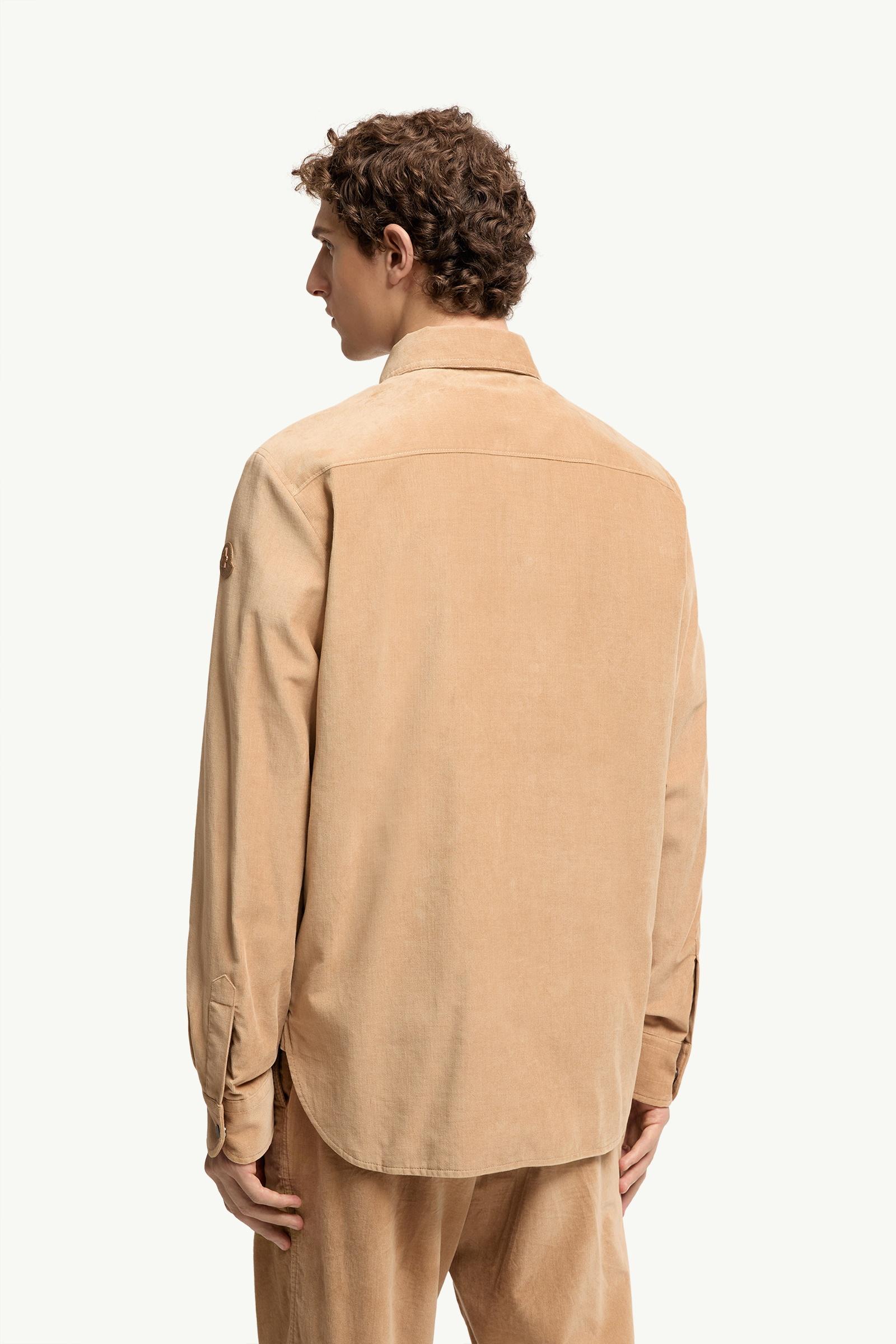Moncler Corduroy Shirt Beige Beige