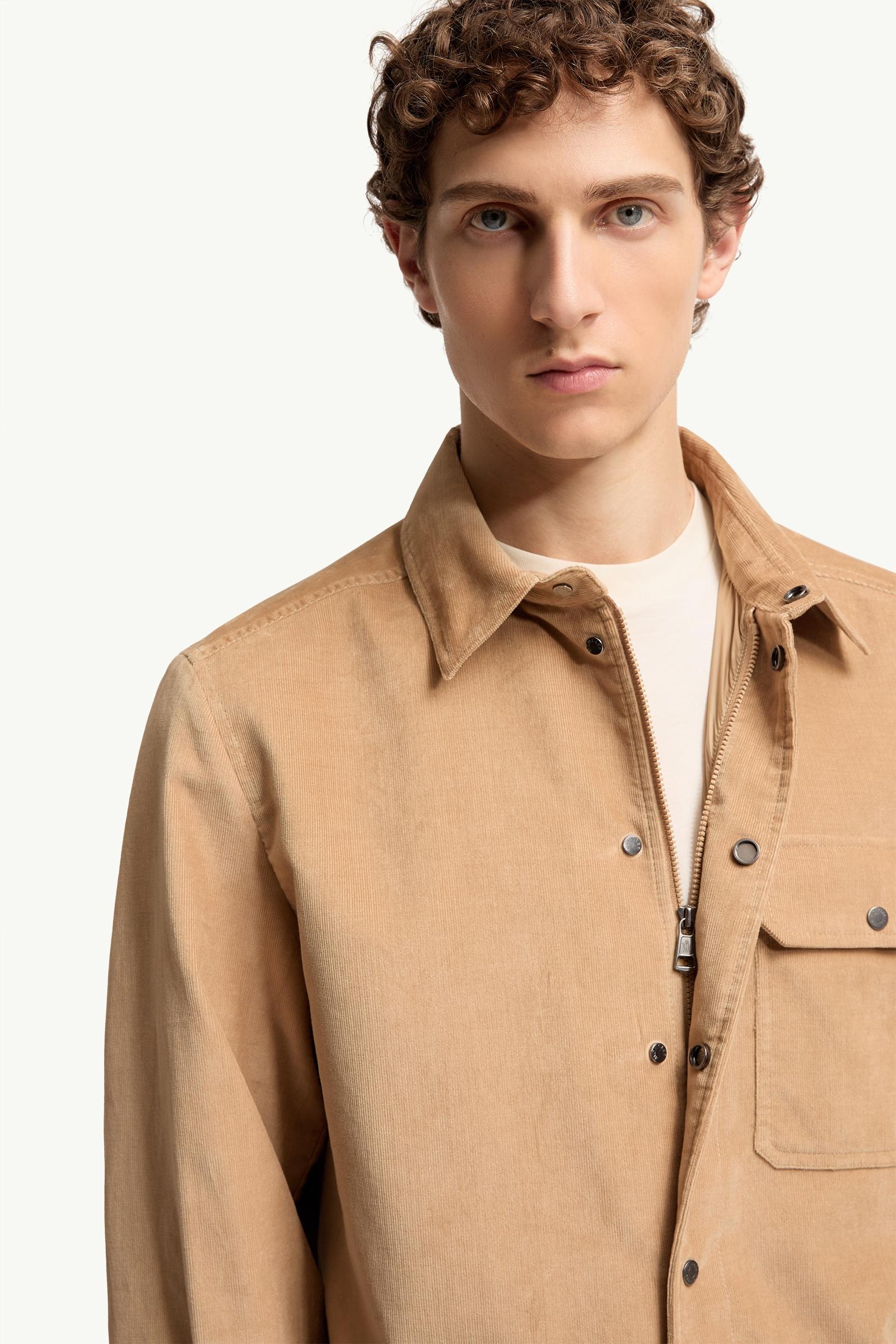 Moncler Corduroy Shirt Beige Beige