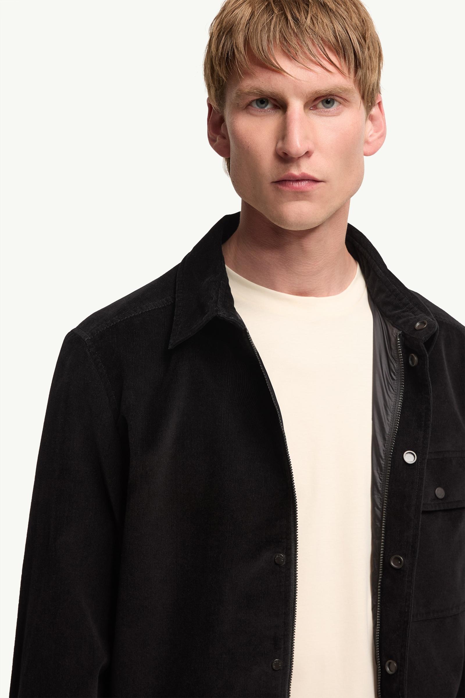 Moncler Corduroy Shirt Black Black