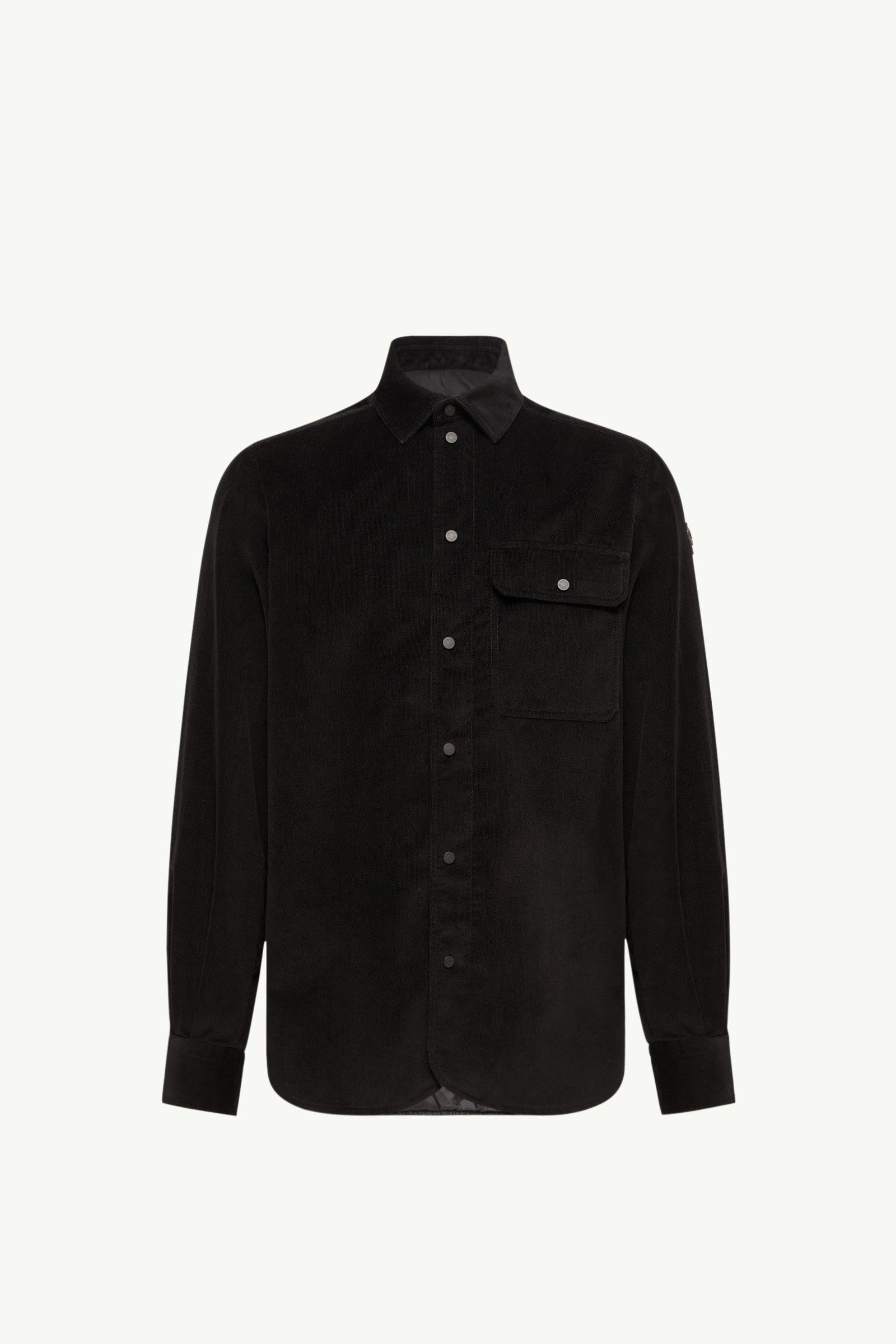 Moncler Corduroy Shirt Black Black