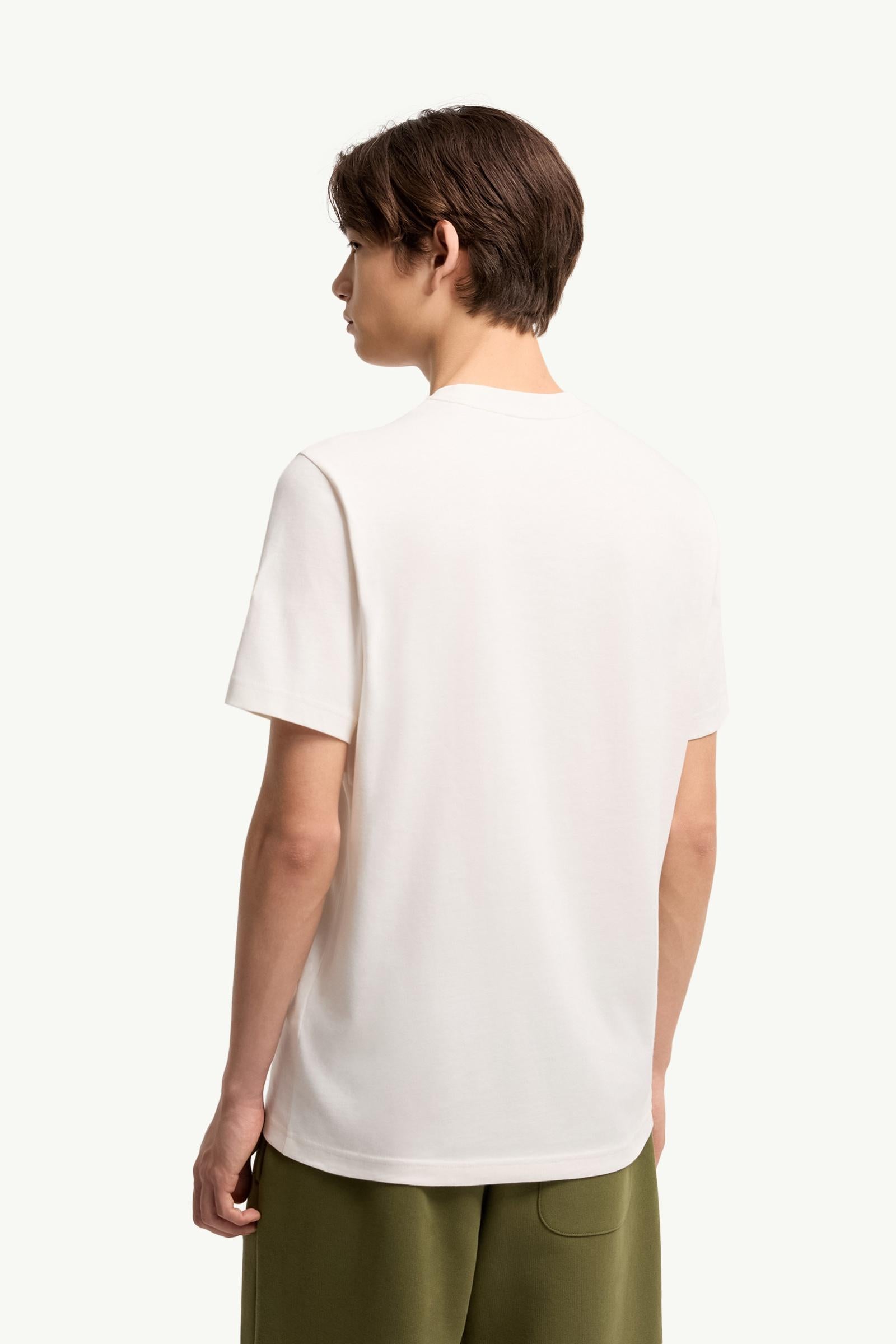 Moncler Monduck Cotton T-Shirt White White