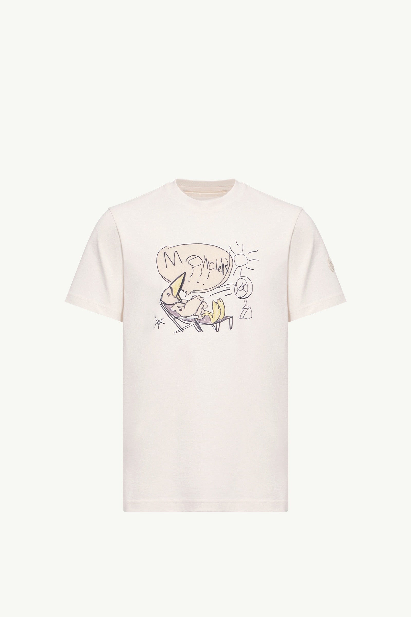 Moncler Monduck Cotton T-Shirt White White