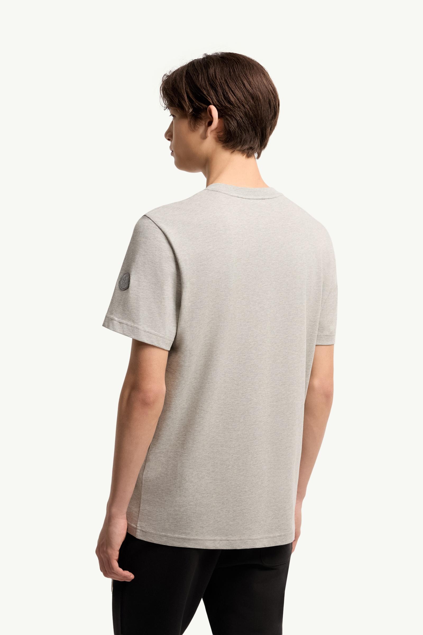 Moncler Monduck Cotton T-Shirt Grey Grey