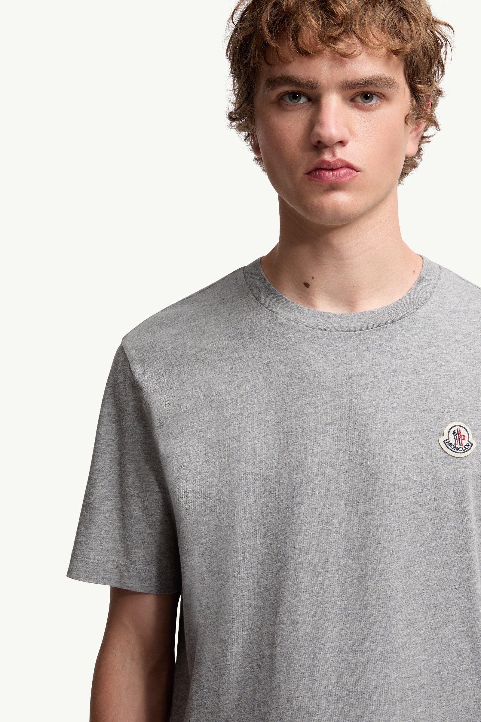 Moncler Logo Patch Cotton T-Shirt (Pack Of Three) White & Black & Grey White & Black & Grey