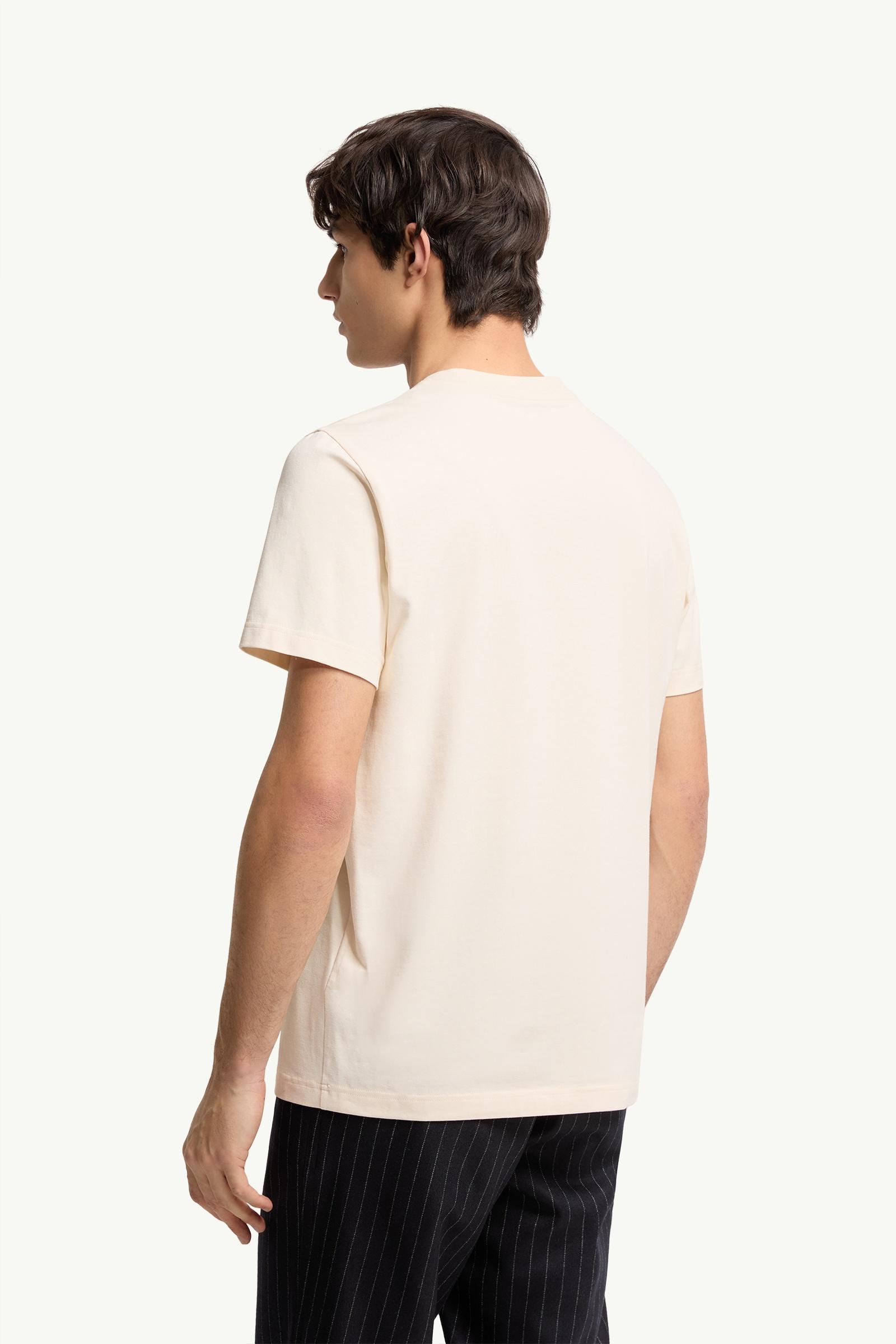 Moncler Logo Cotton T-Shirt White White