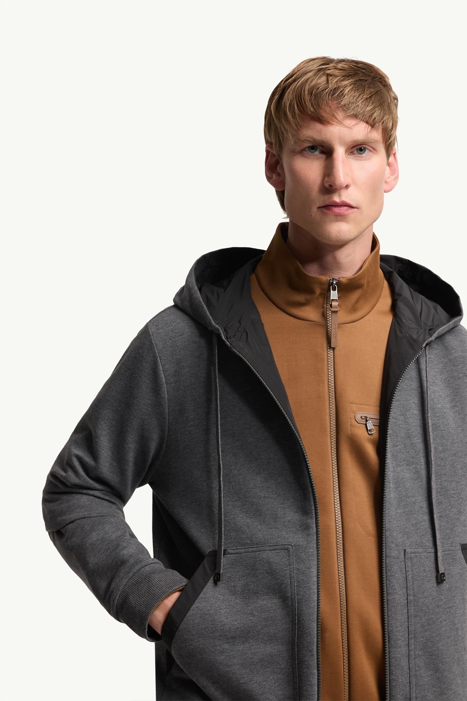 Moncler Reversible Zip-Up Hoodie Dark Grey Dark Grey