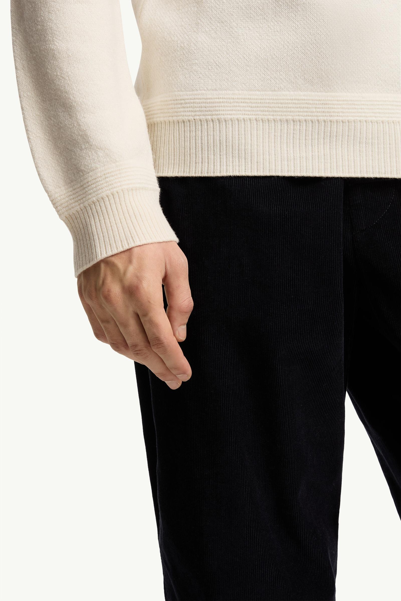 Moncler Wool Sweater White White