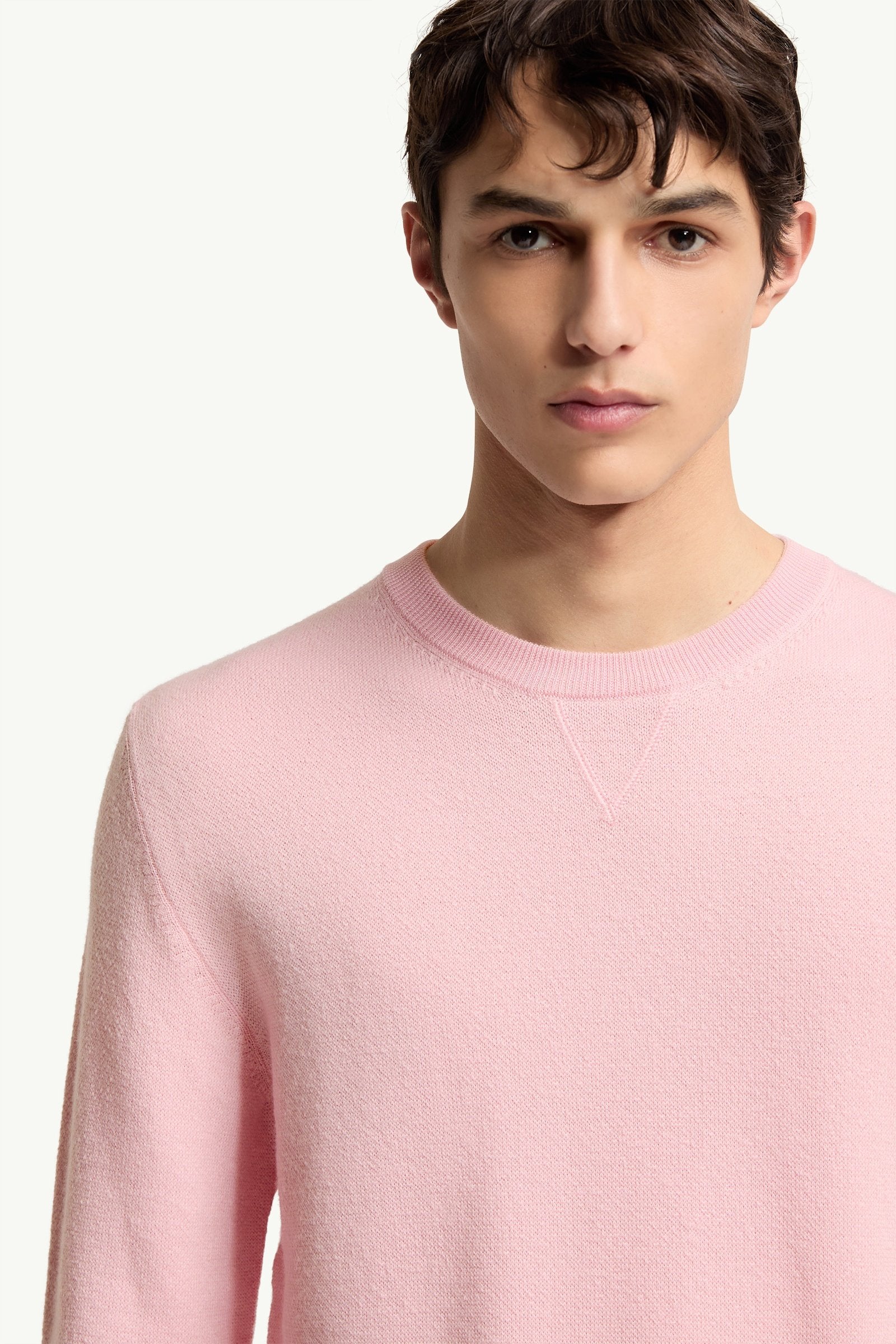 Moncler Wool Sweater Light Pink Light Pink