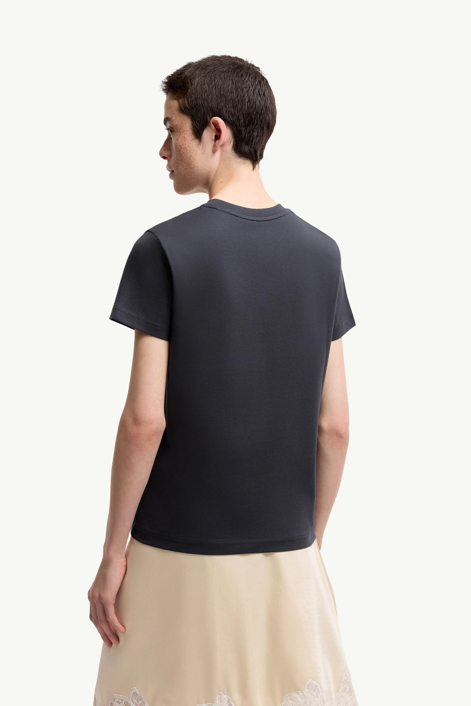 Moncler Logo Patch Cotton T-Shirt (Pack Of Three) Blue & White & Grey Blue & White & Grey
