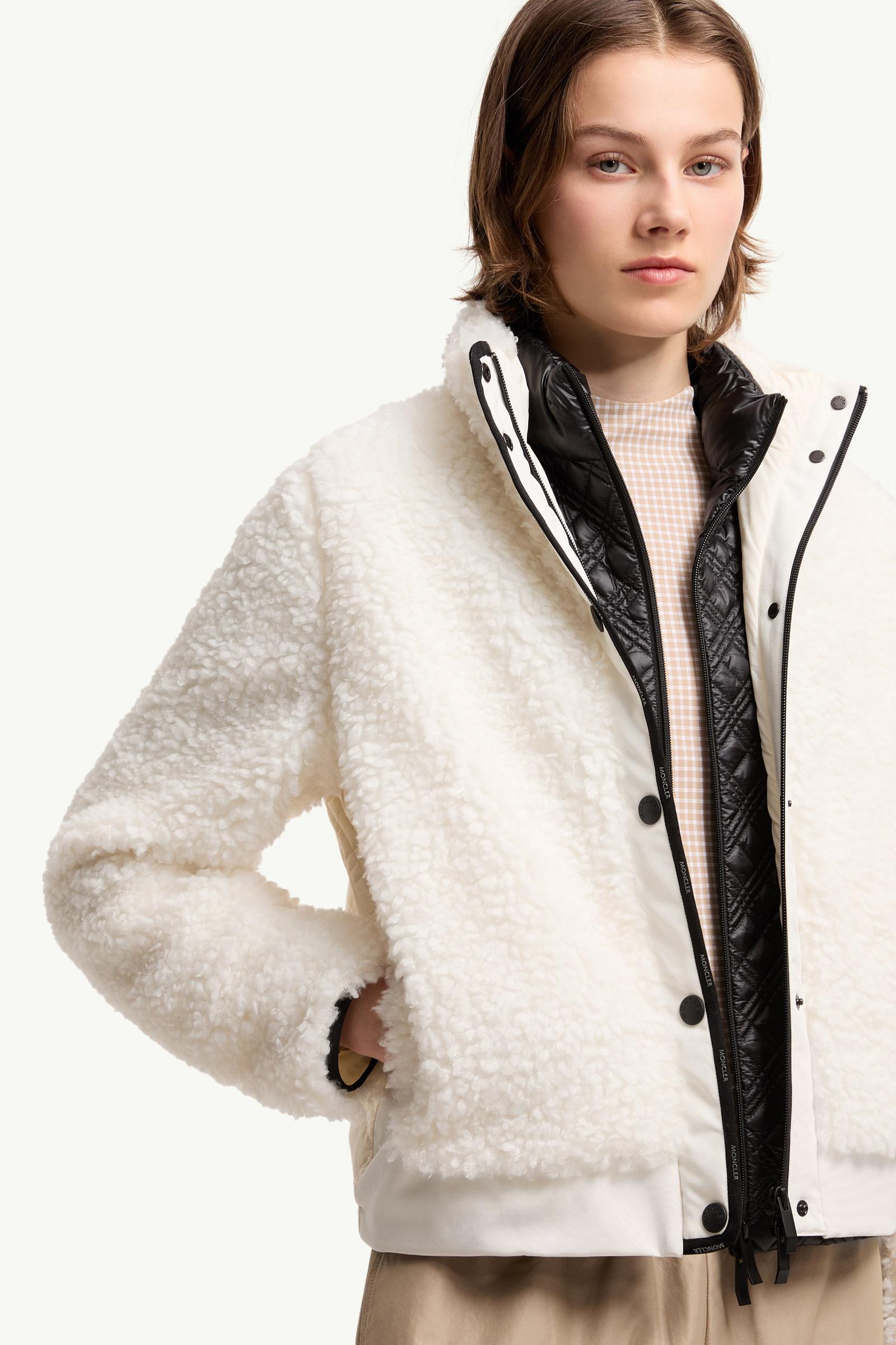 Moncler Diamond-Quilted Padded Cardigan White White