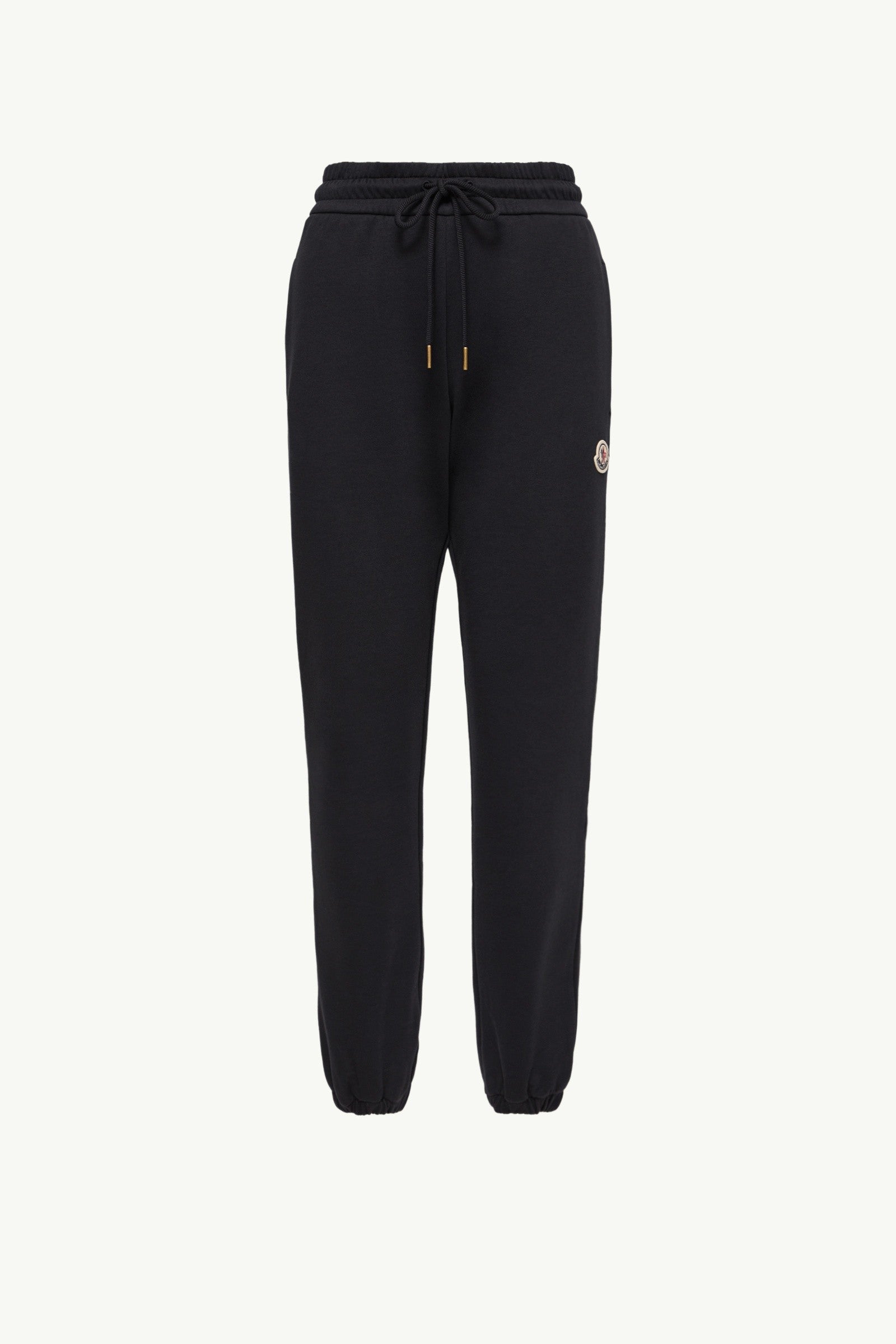 Moncler Logo Cotton Blend Fleece Sweatpants Dark Blue Dark Blue