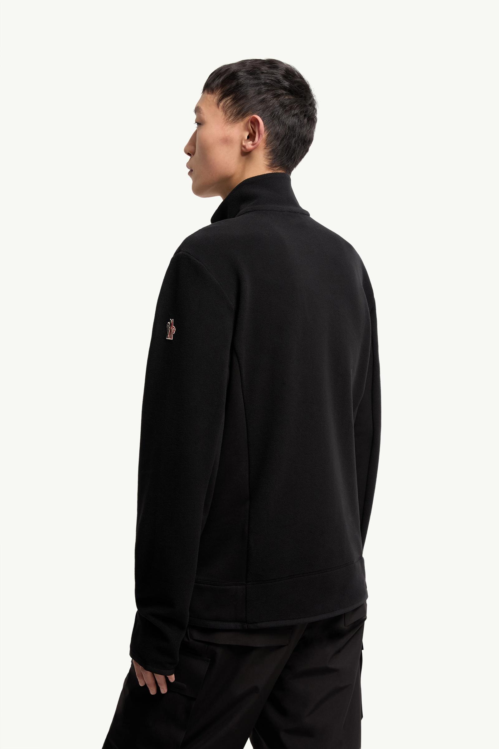Moncler Half-Zip Turtleneck Black Black