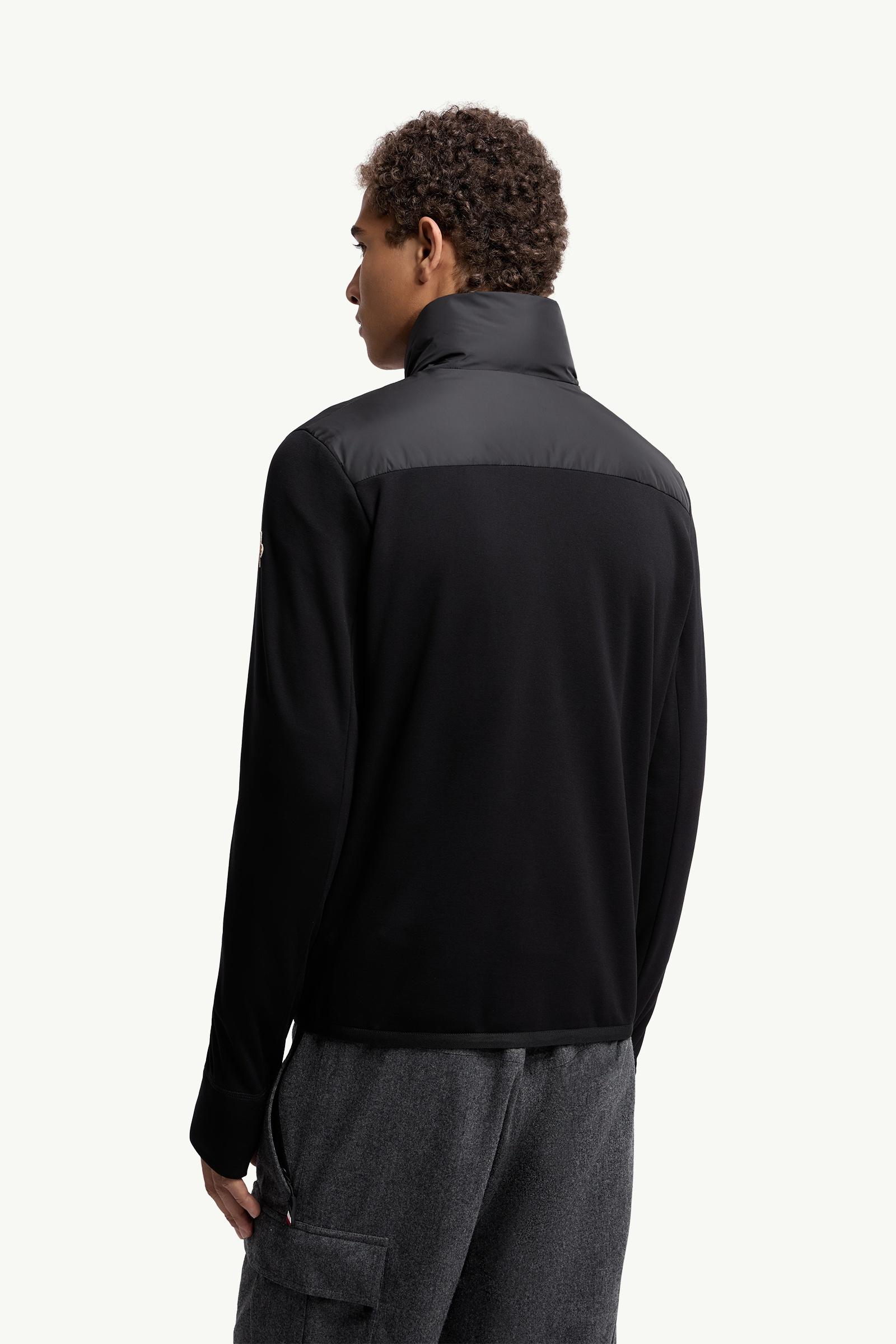 Moncler Padded Polartec® Zip-Up Sweatshirt Black Black