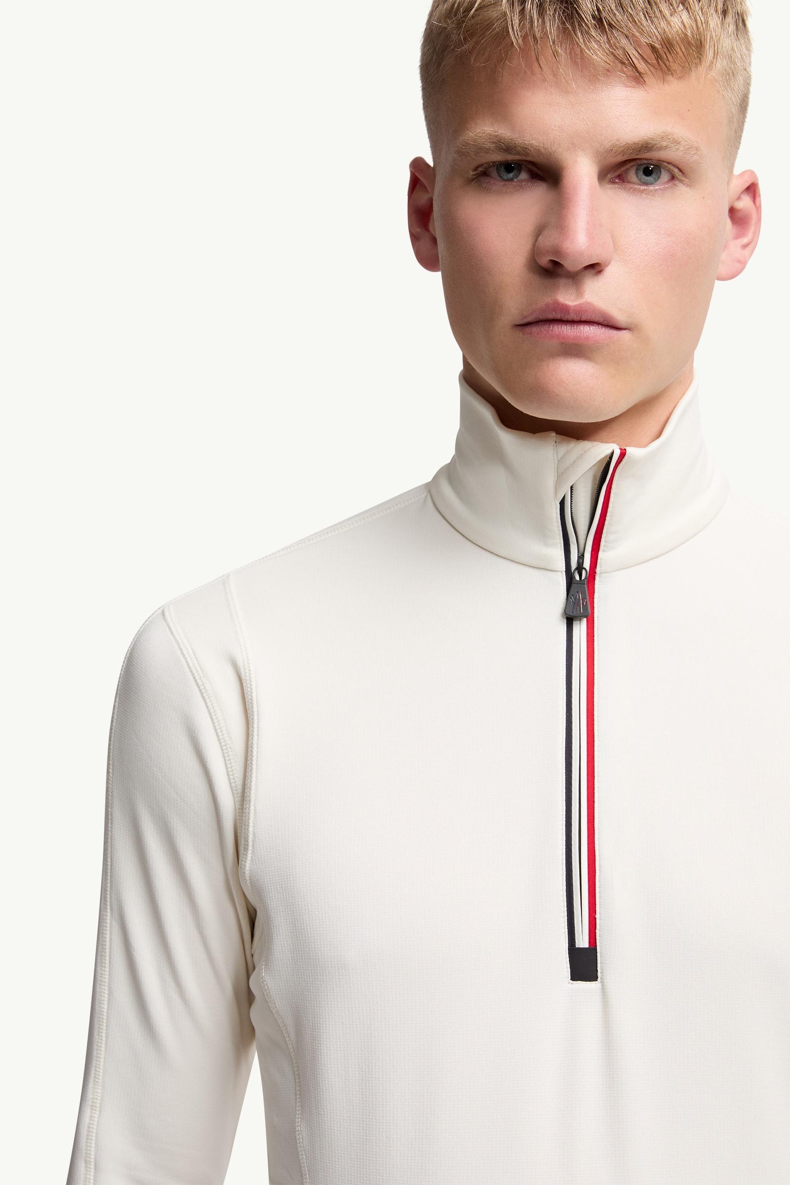 Moncler Polartec® Half-Zip Sweatshirt White White