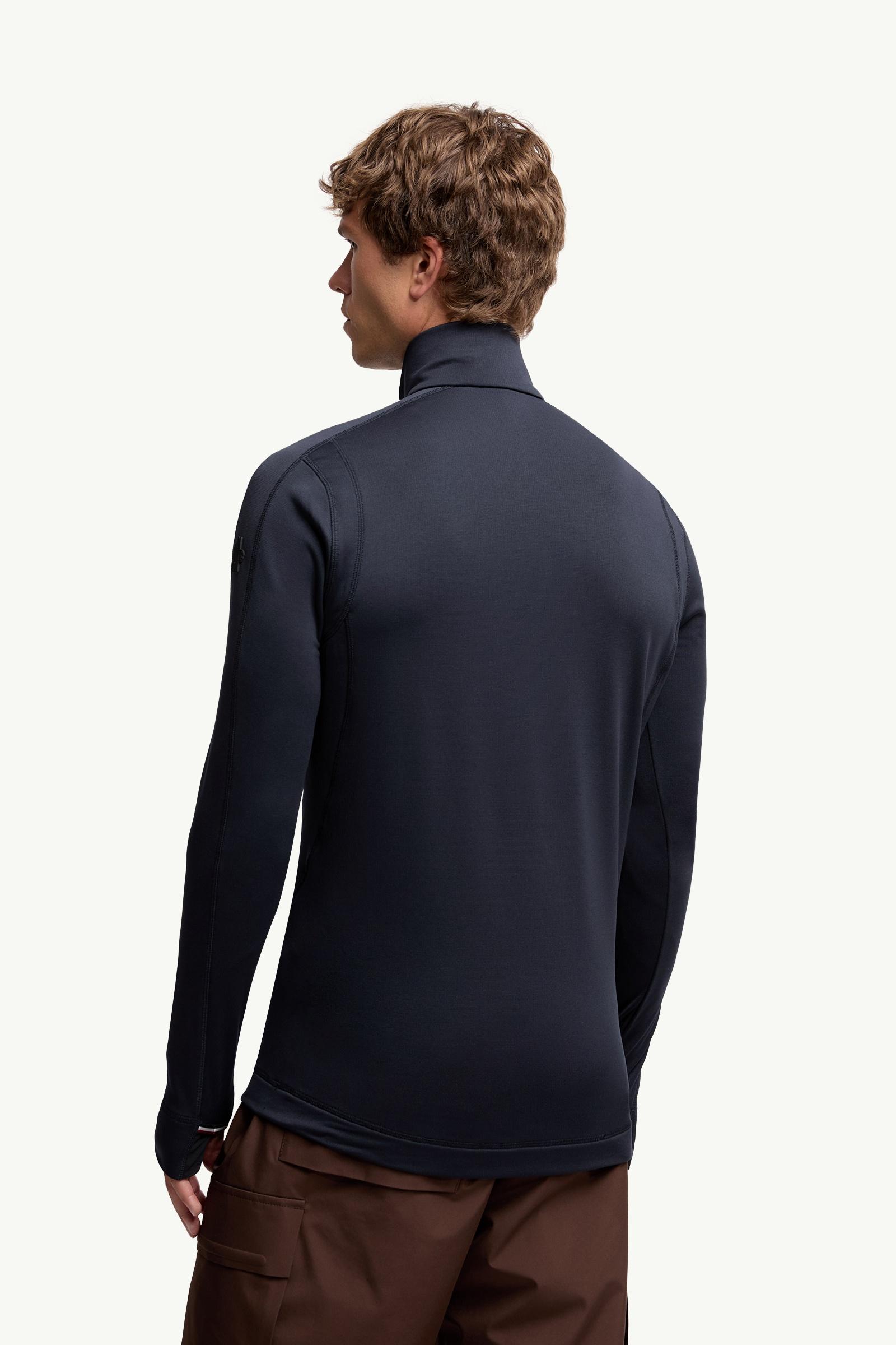 Moncler Polartec® Half-Zip Sweatshirt Navy Blue Navy Blue