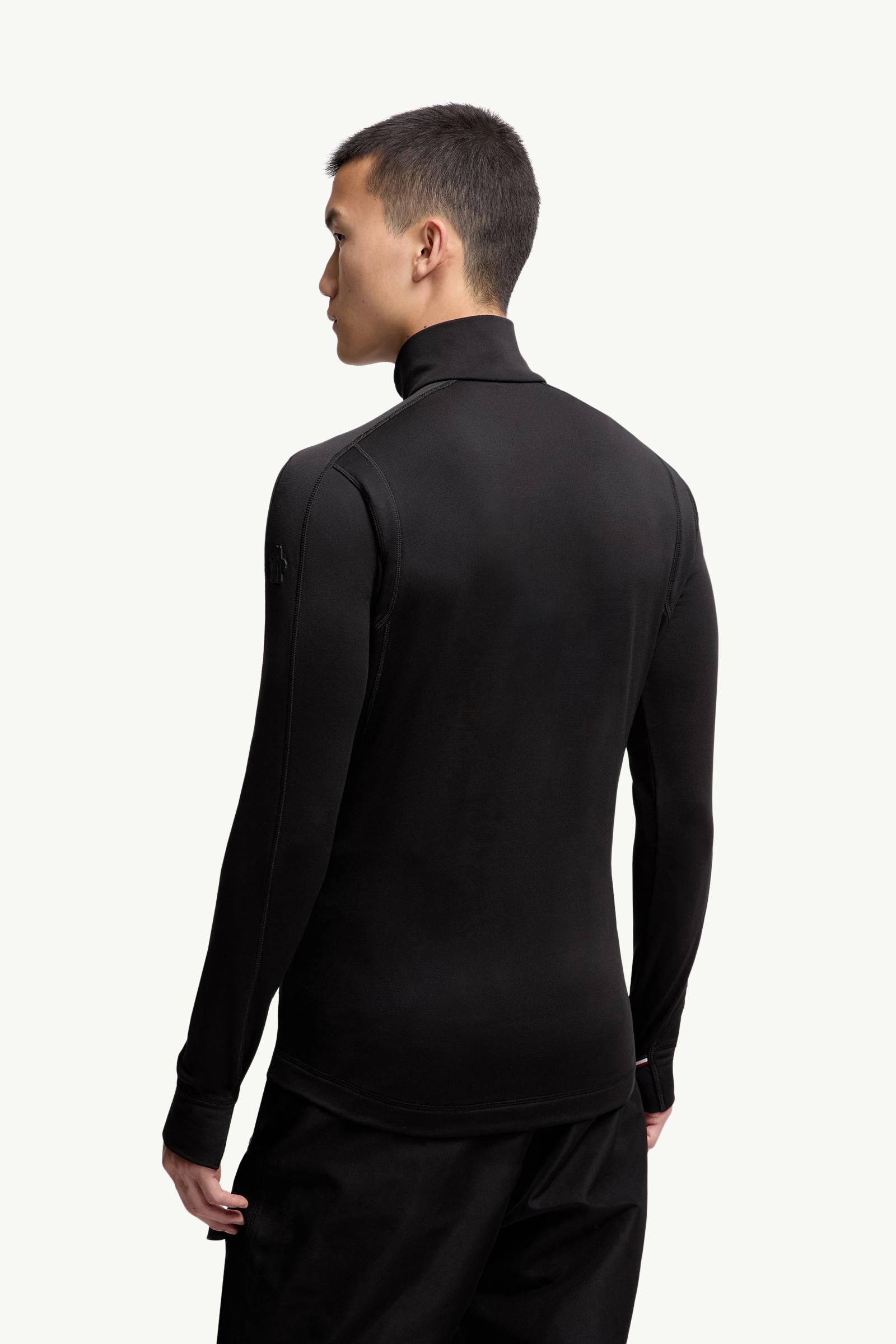Moncler Polartec® Half-Zip Sweatshirt Black Black