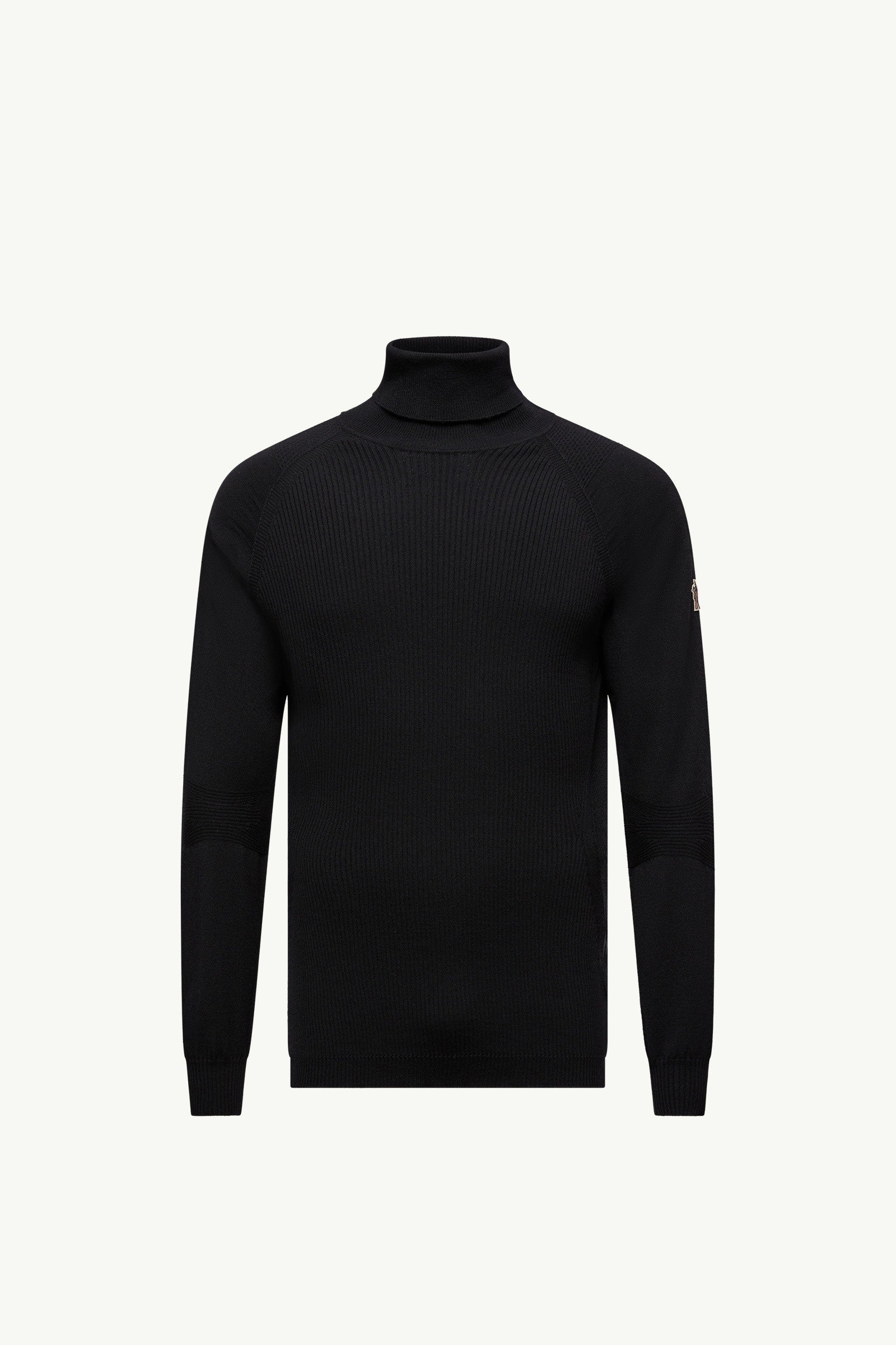 Moncler Wool Blend Turtleneck Sweater Black Black