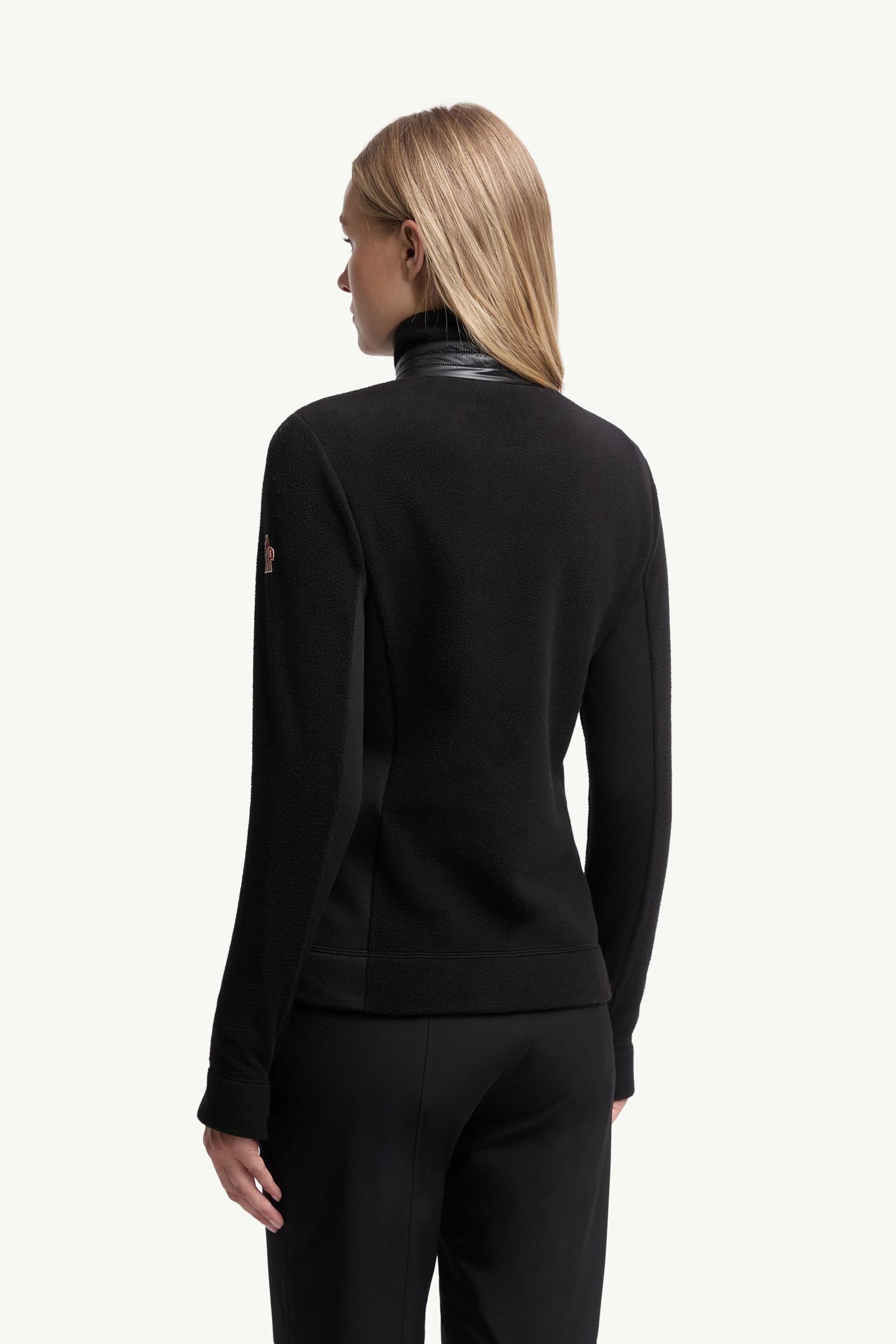 Moncler Half-Zip Turtleneck Black Black
