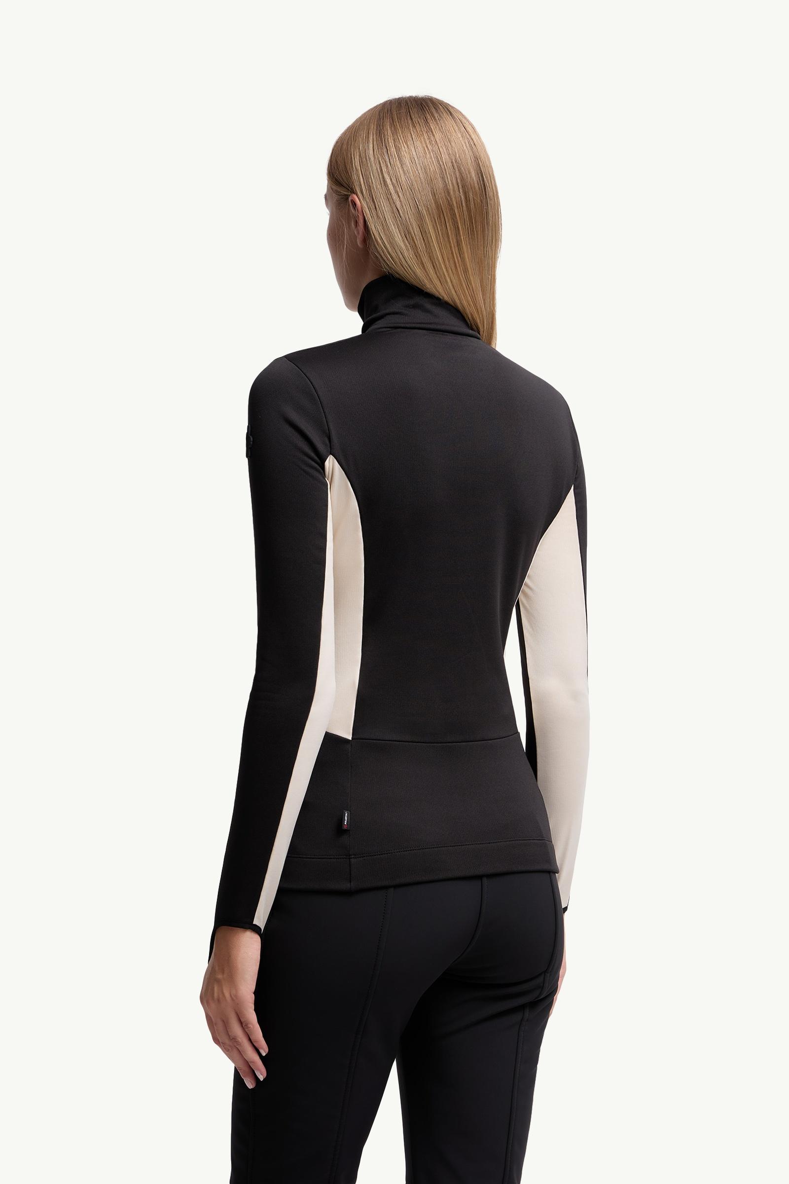 Moncler Polartec® Half-Zip Turtleneck Black Black