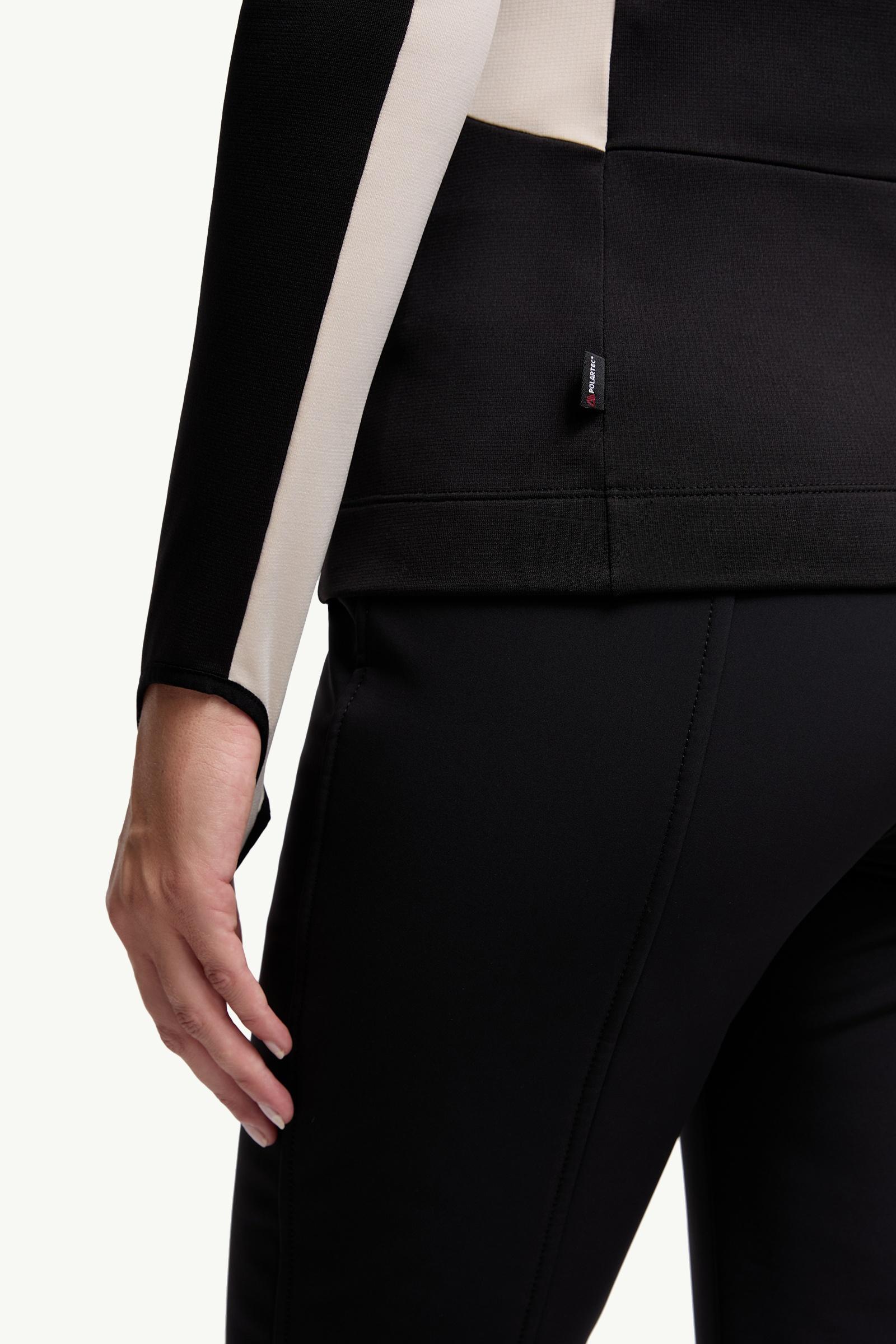 Moncler Polartec® Half-Zip Turtleneck Black Black