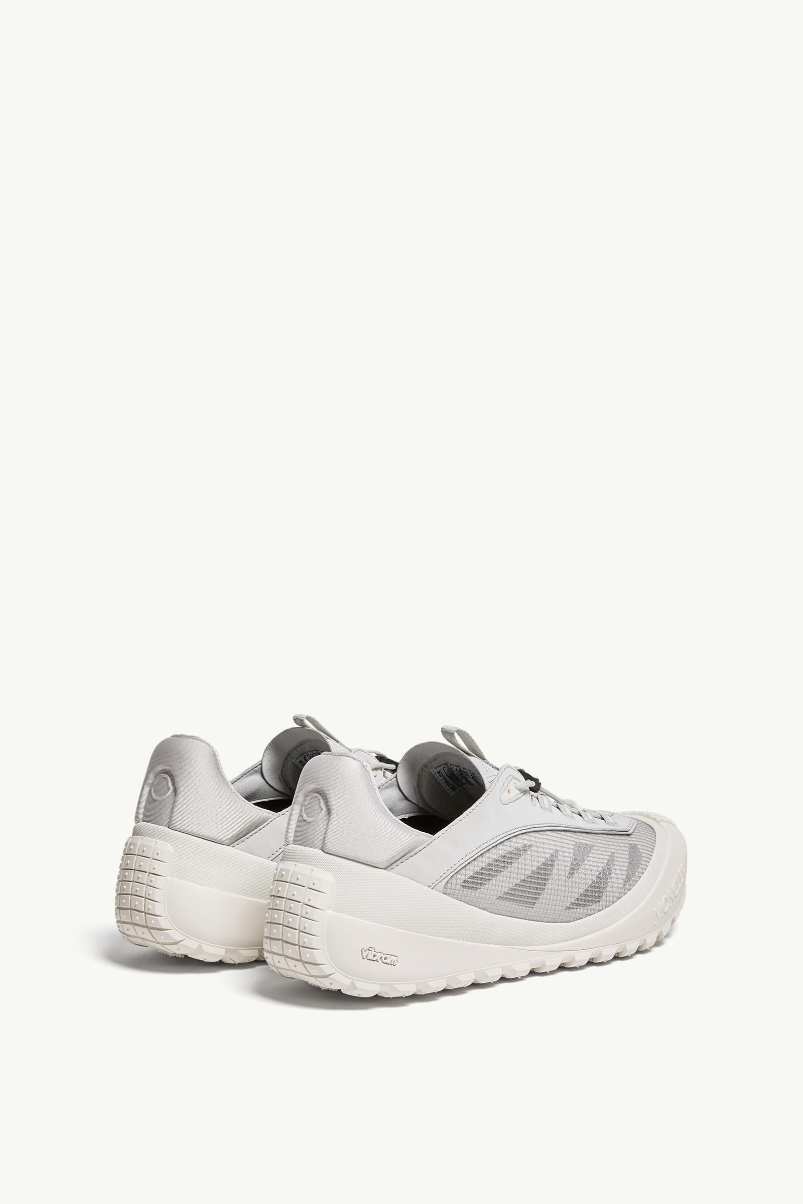 Moncler Trailgrip LP Suede & Nubuck Sneaker White & Grey