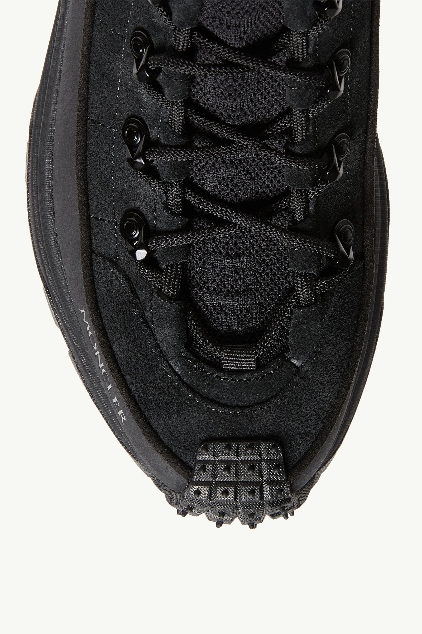 Moncler Trailgrip Lite3 Suede Sneakers Black