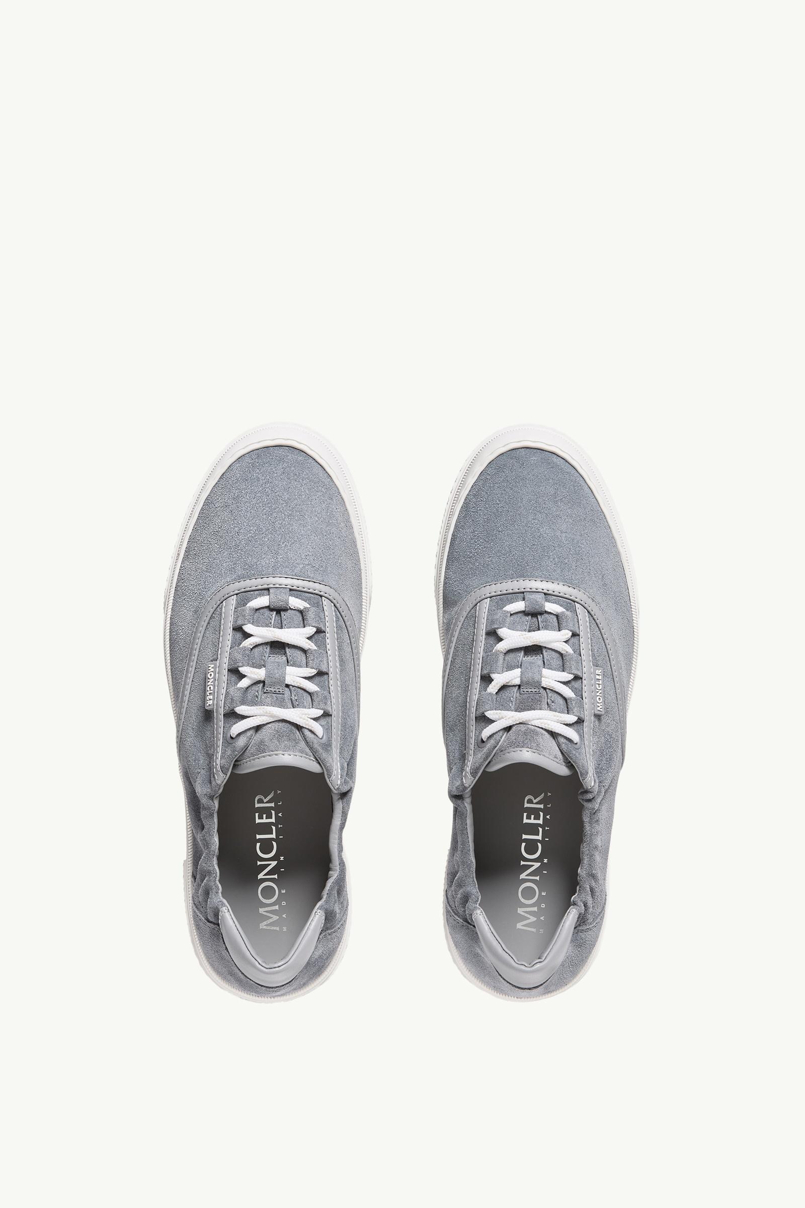 Moncler Vera Leisure Suede Sneakers Grey