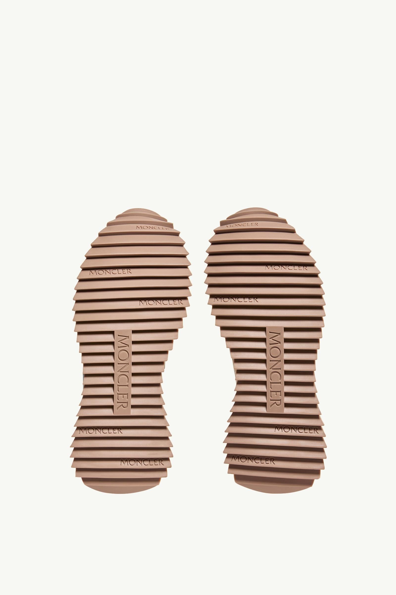 Moncler Pacey2 Suede & Nubuck Sneakers Beige