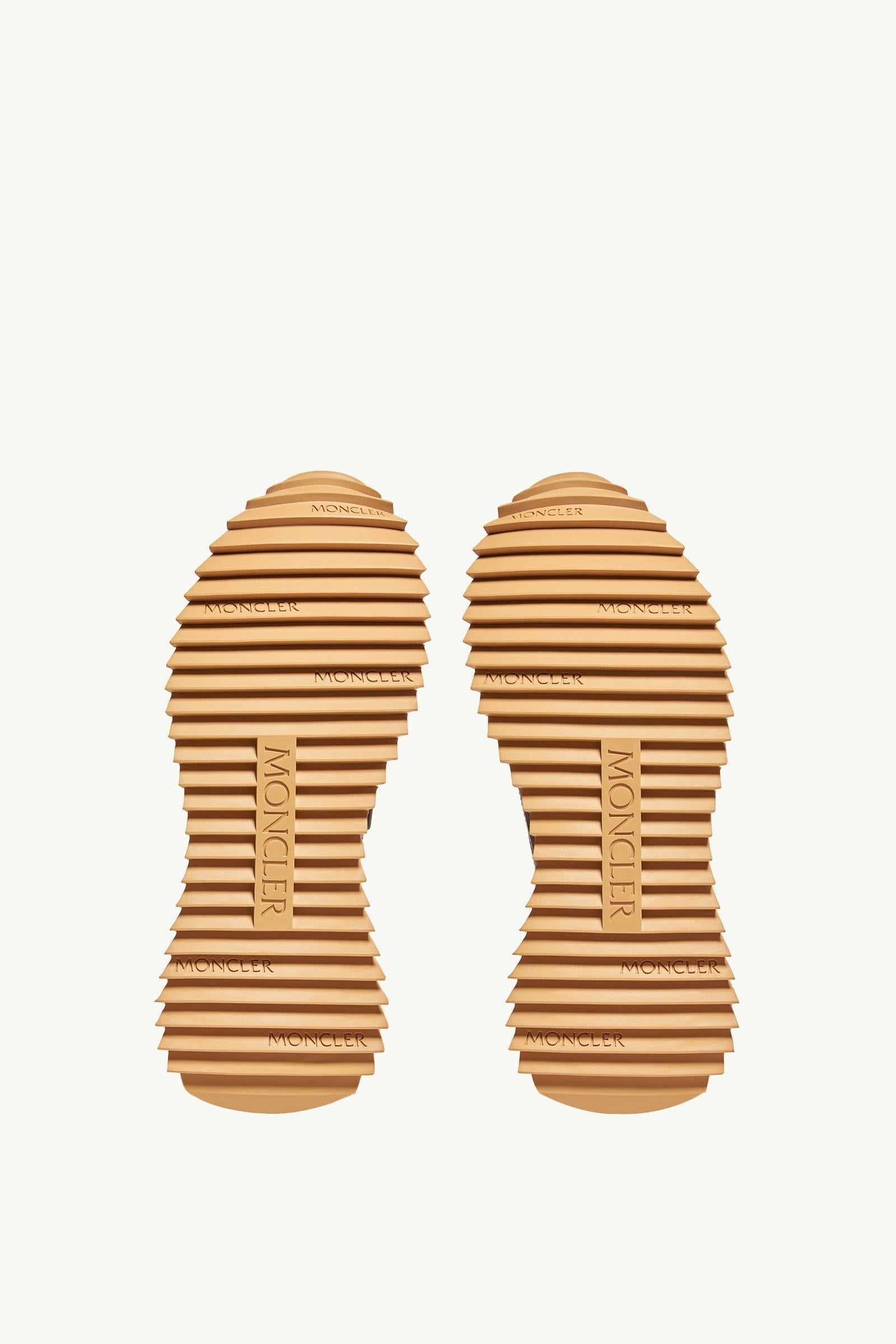 Moncler Pacey2 Suede & Nubuck Sneakers Brown