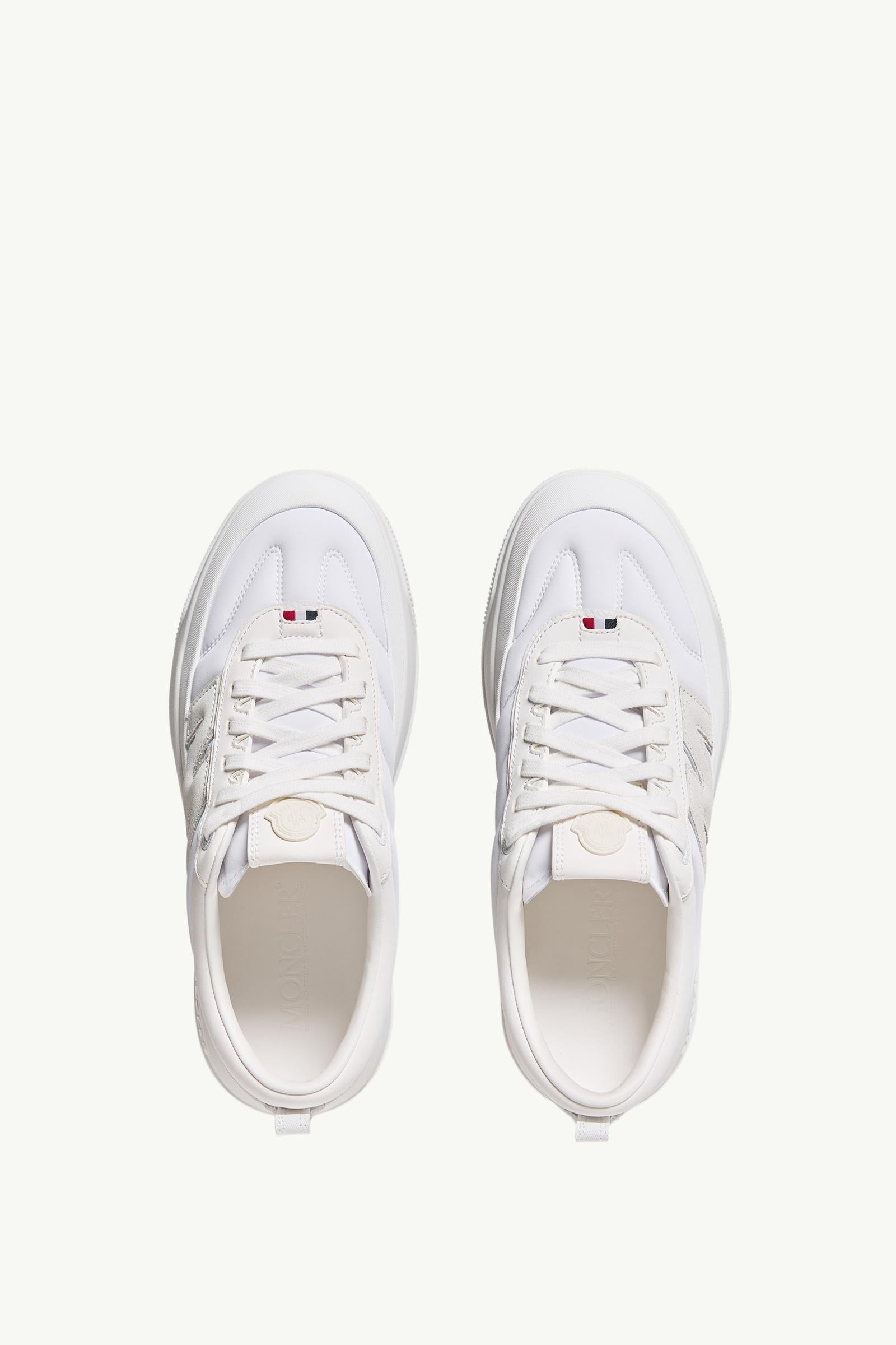Moncler Moncler Altive Nubuck & Suede Sneakers White