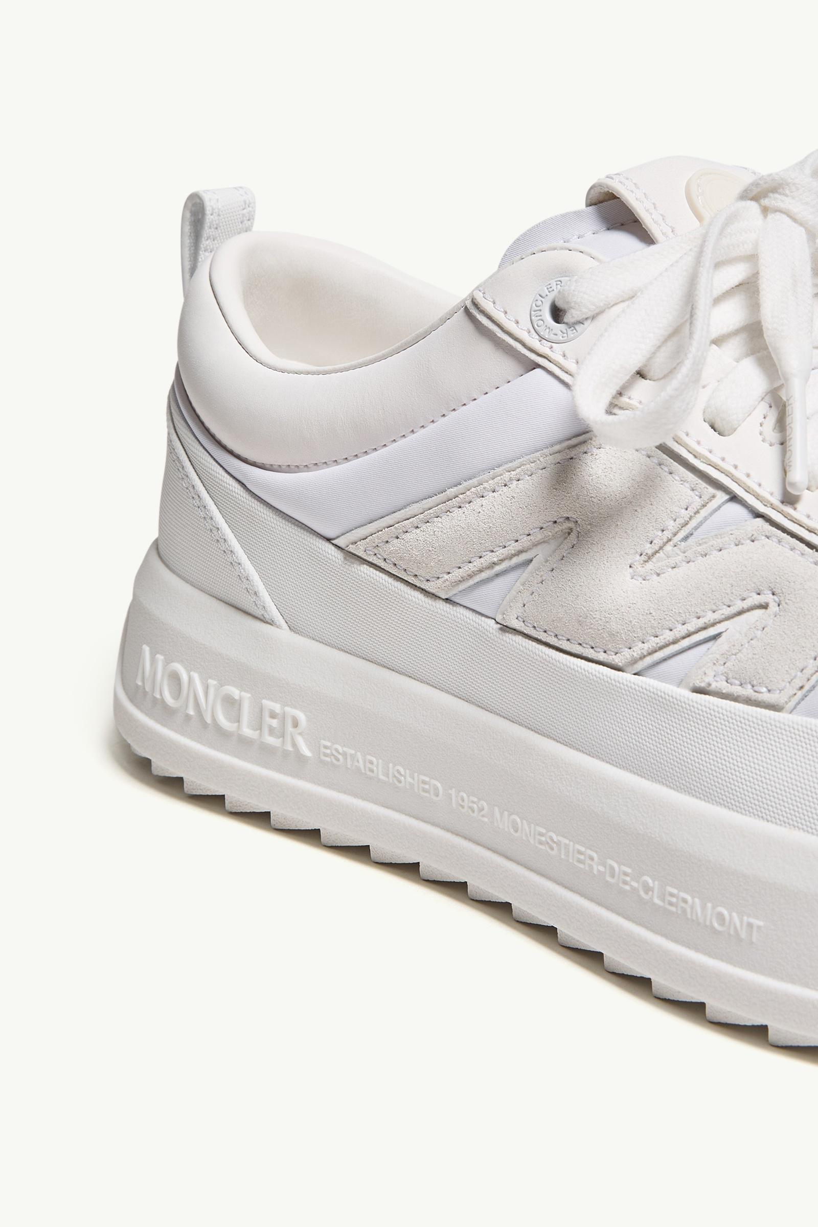 Moncler Moncler Altive Nubuck & Suede Sneakers White