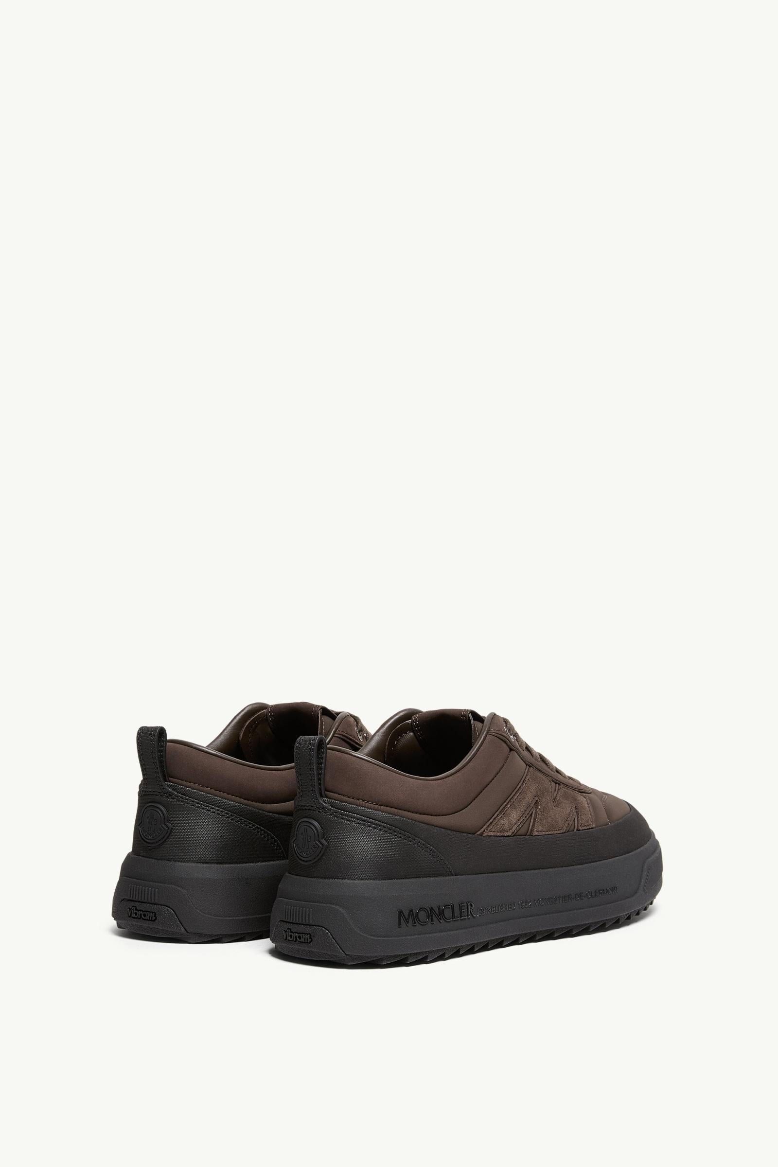 Moncler Moncler Altive Nubuck & Suede Sneakers Brown