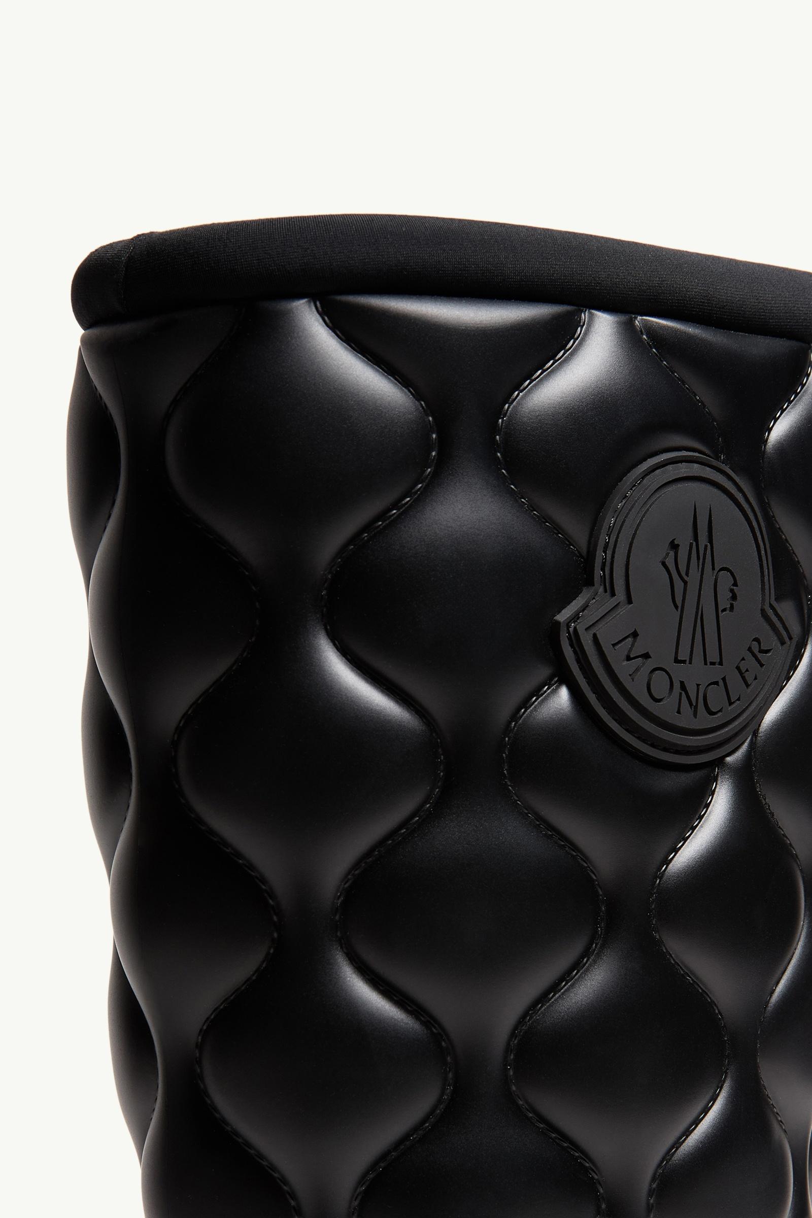 Moncler Kickstream High Rain Boots Black
