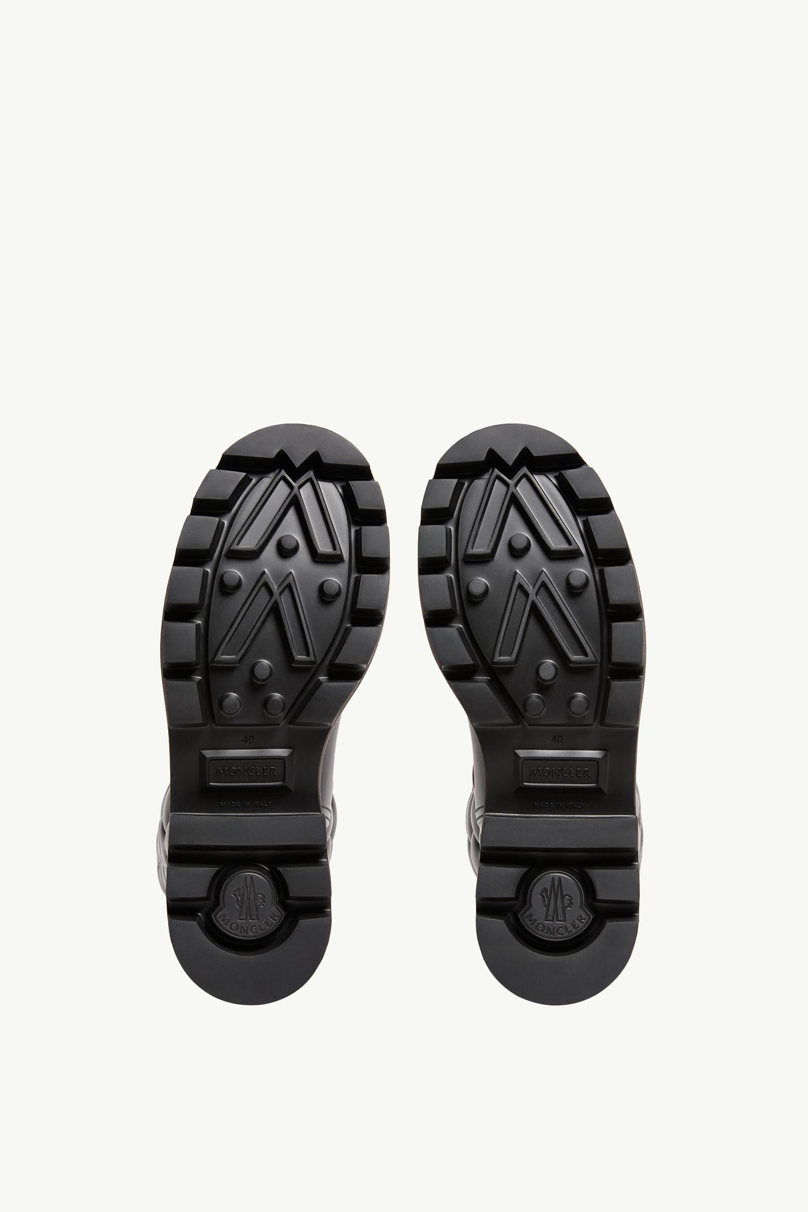 Moncler Kickstream High Rain Boots Black