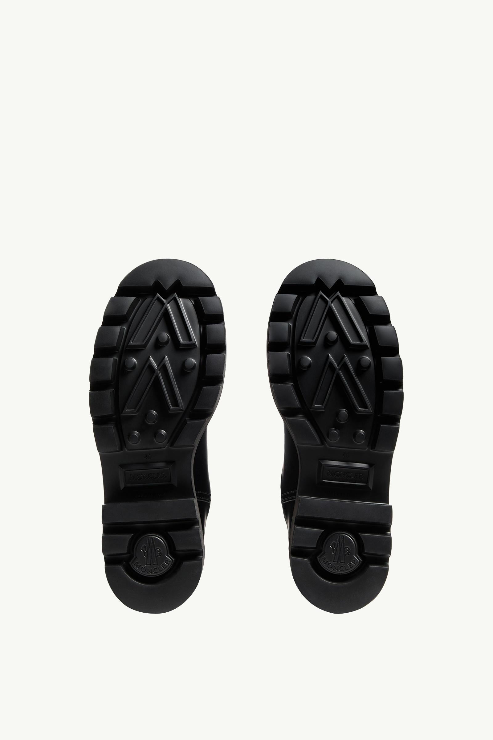 Moncler Kickstream High Rain Boots Black
