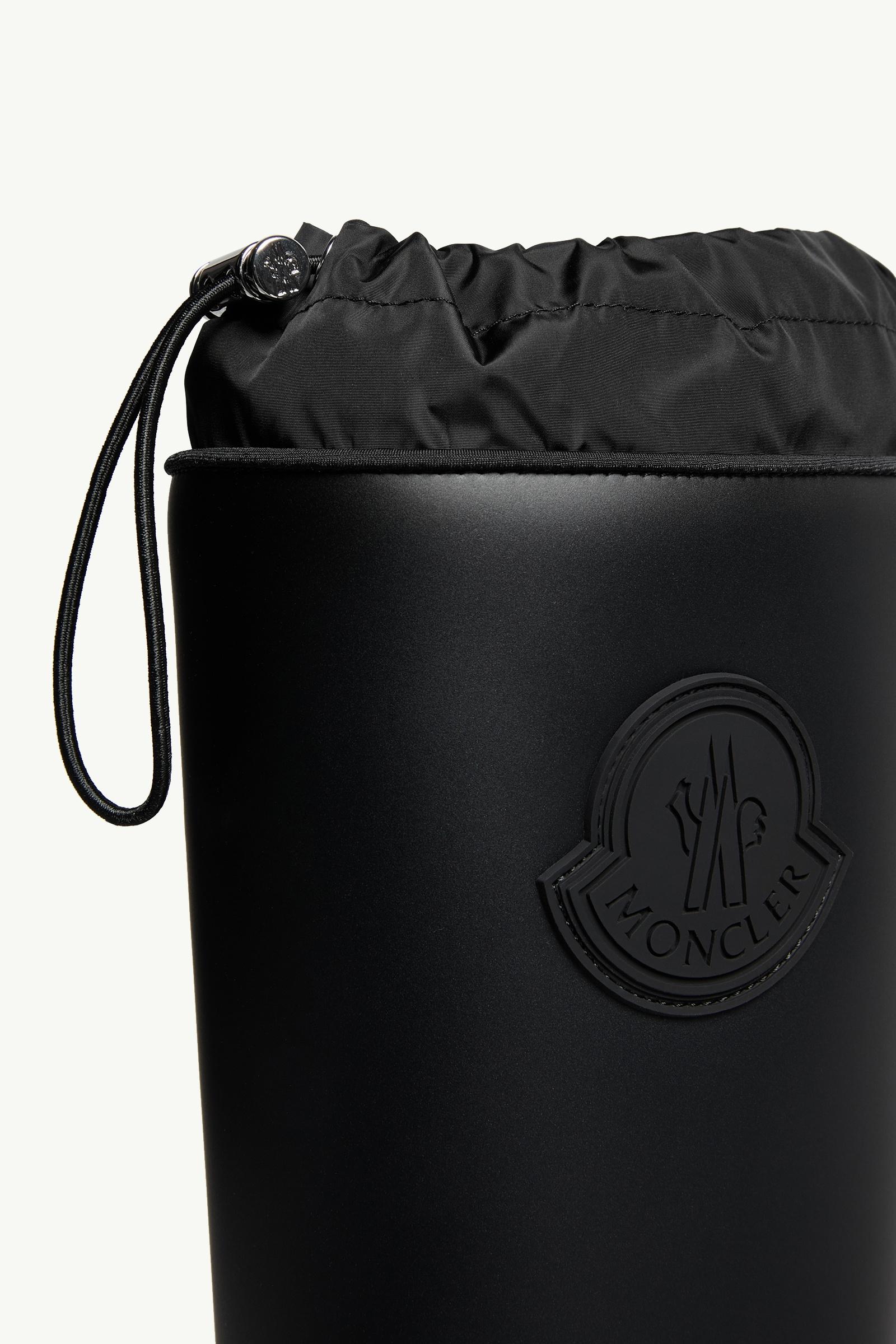 Moncler Kickstream High Rain Boots Black