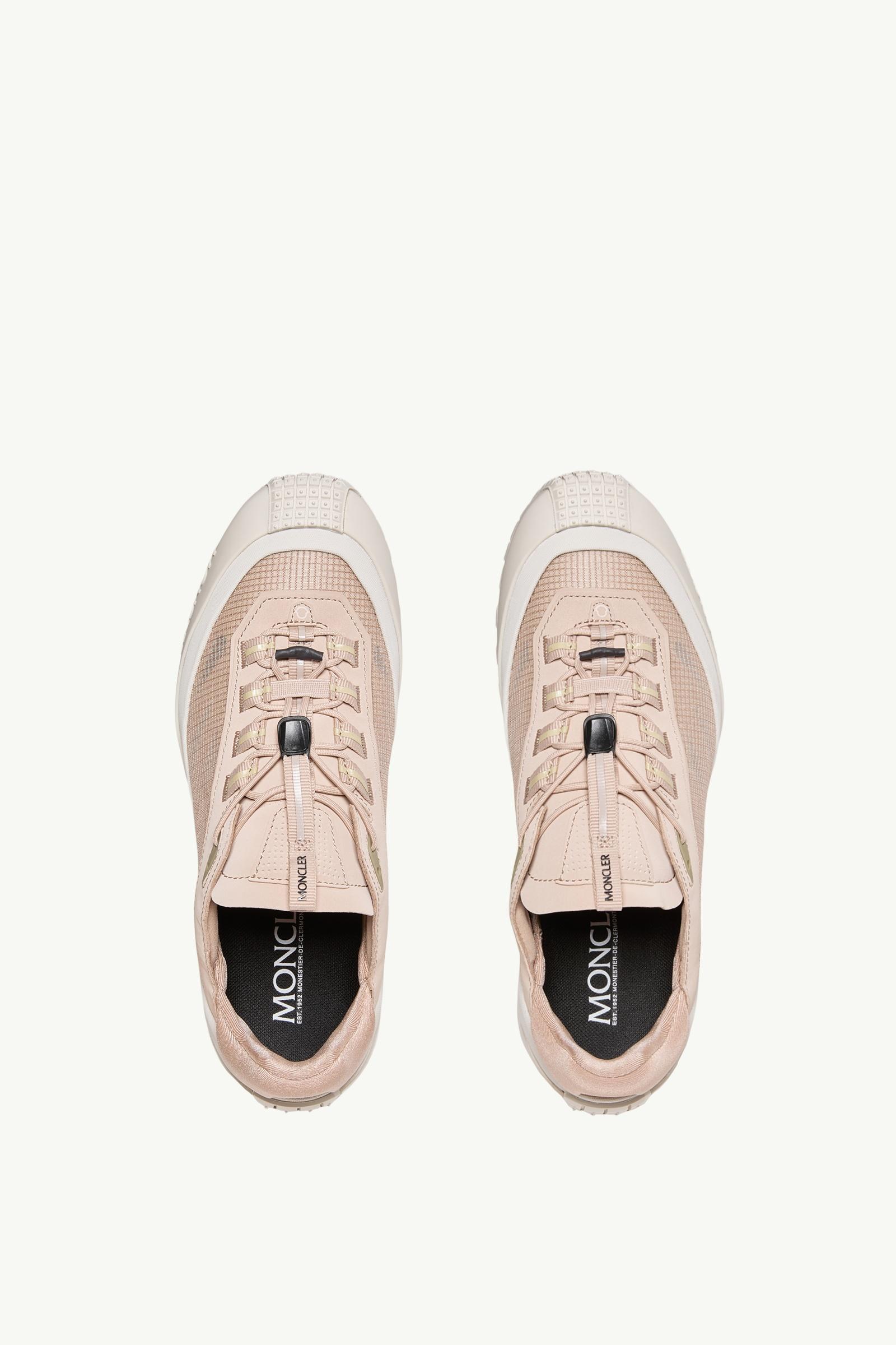 Moncler Trailgrip LP Suede & Nubuck Sneaker Beige & White