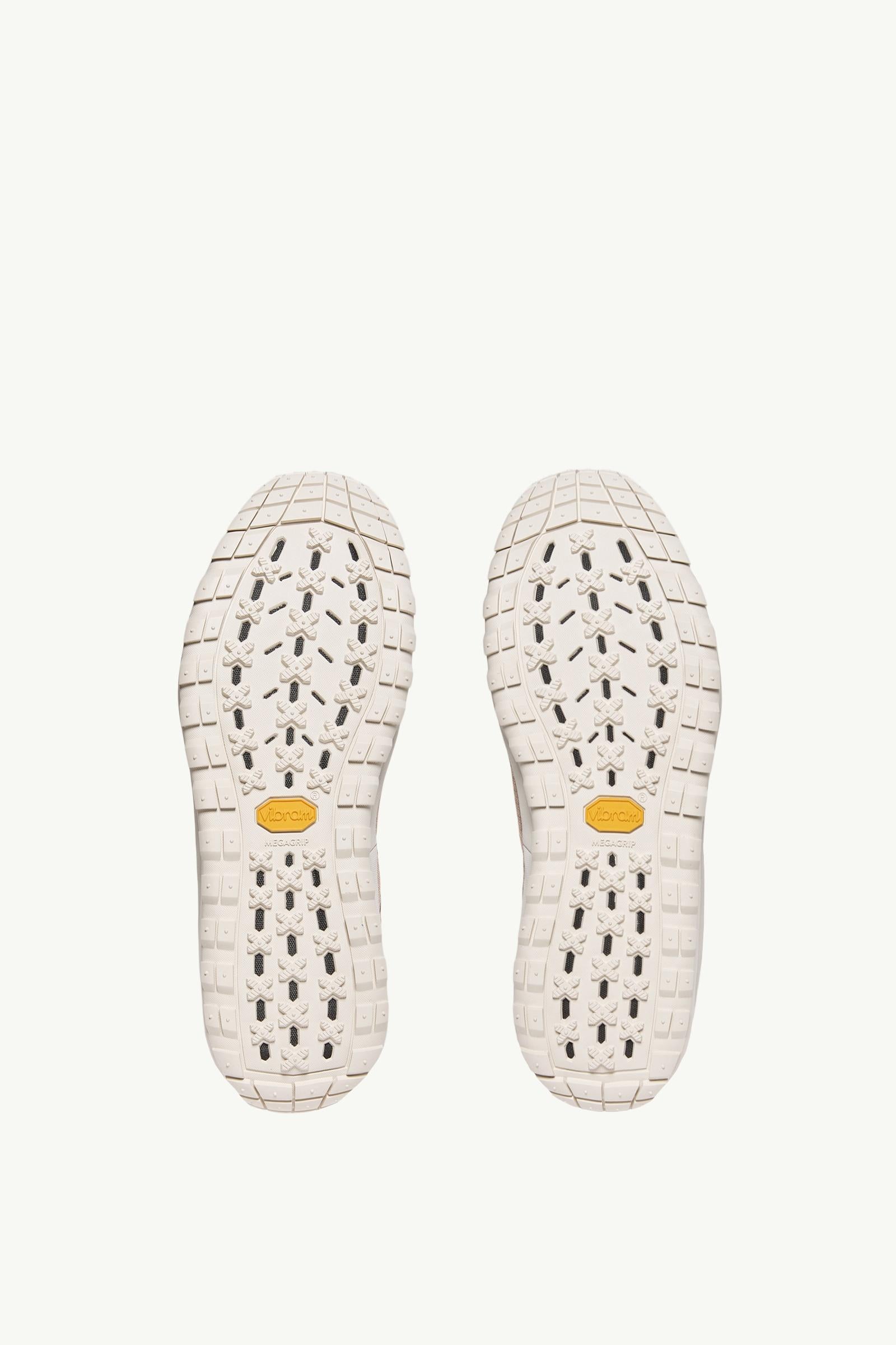 Moncler Trailgrip LP Suede & Nubuck Sneaker Beige & White