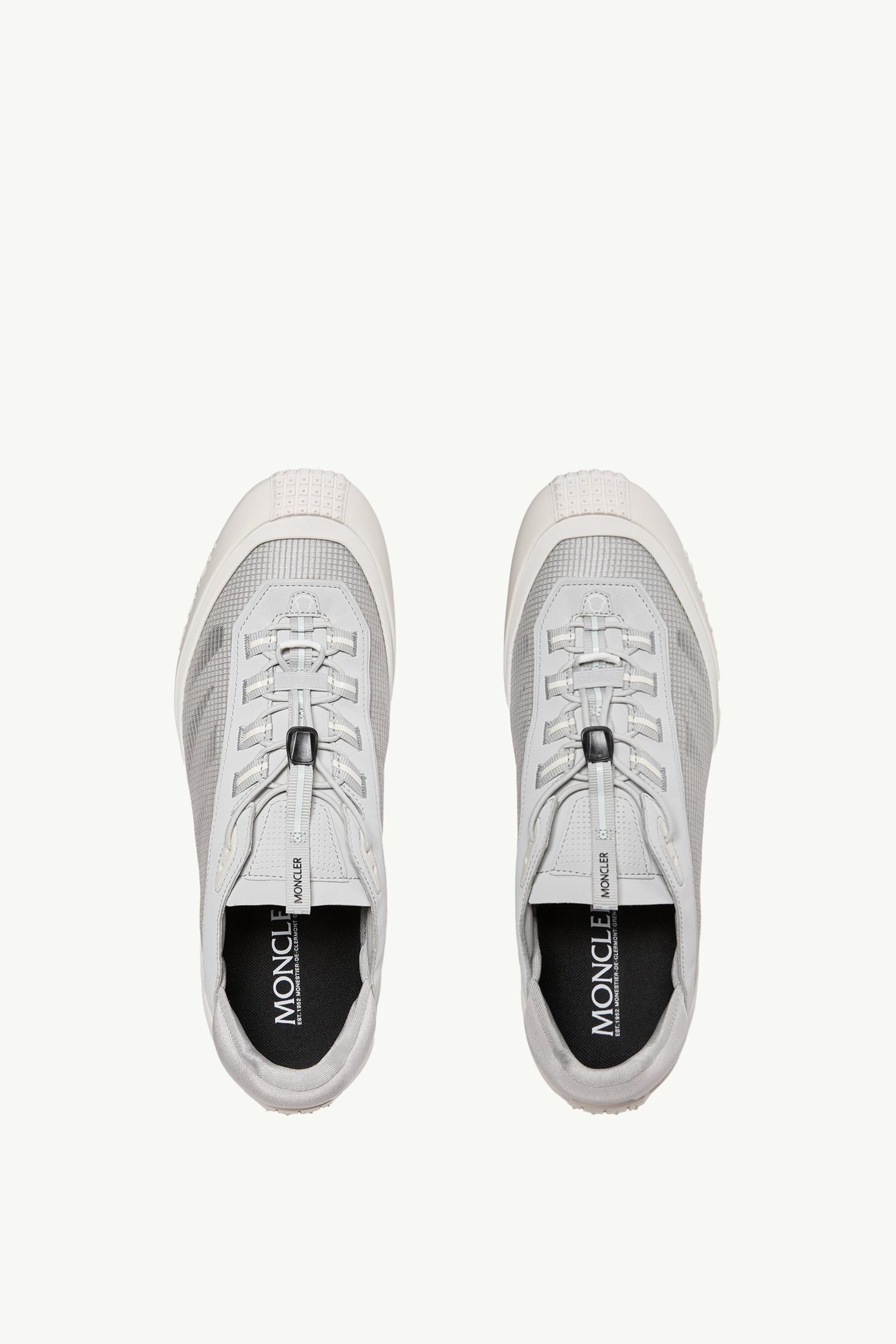 Moncler Trailgrip LP Suede & Nubuck Sneaker White & Grey