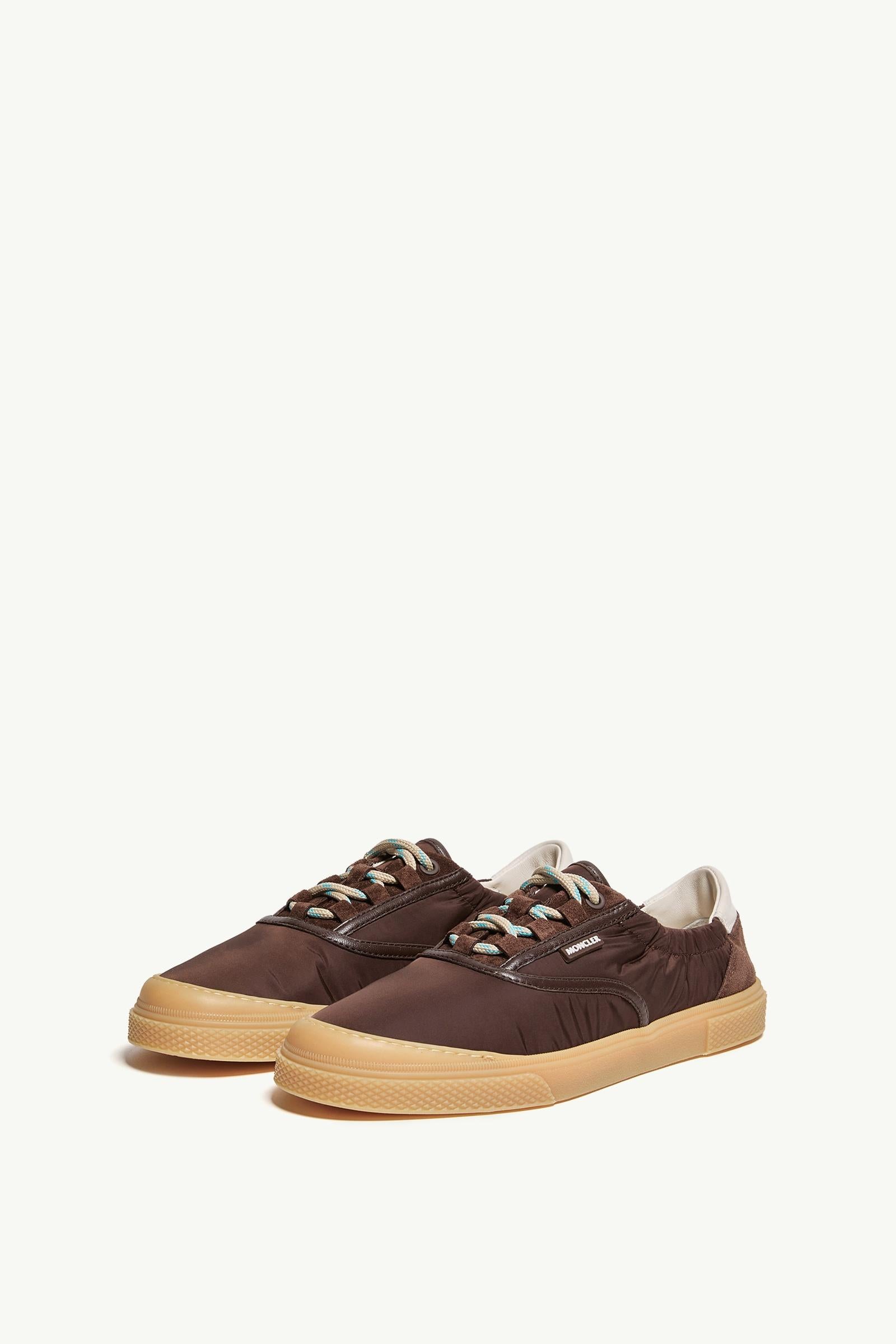 Moncler Vera Leisure Padded Sneakers Brown