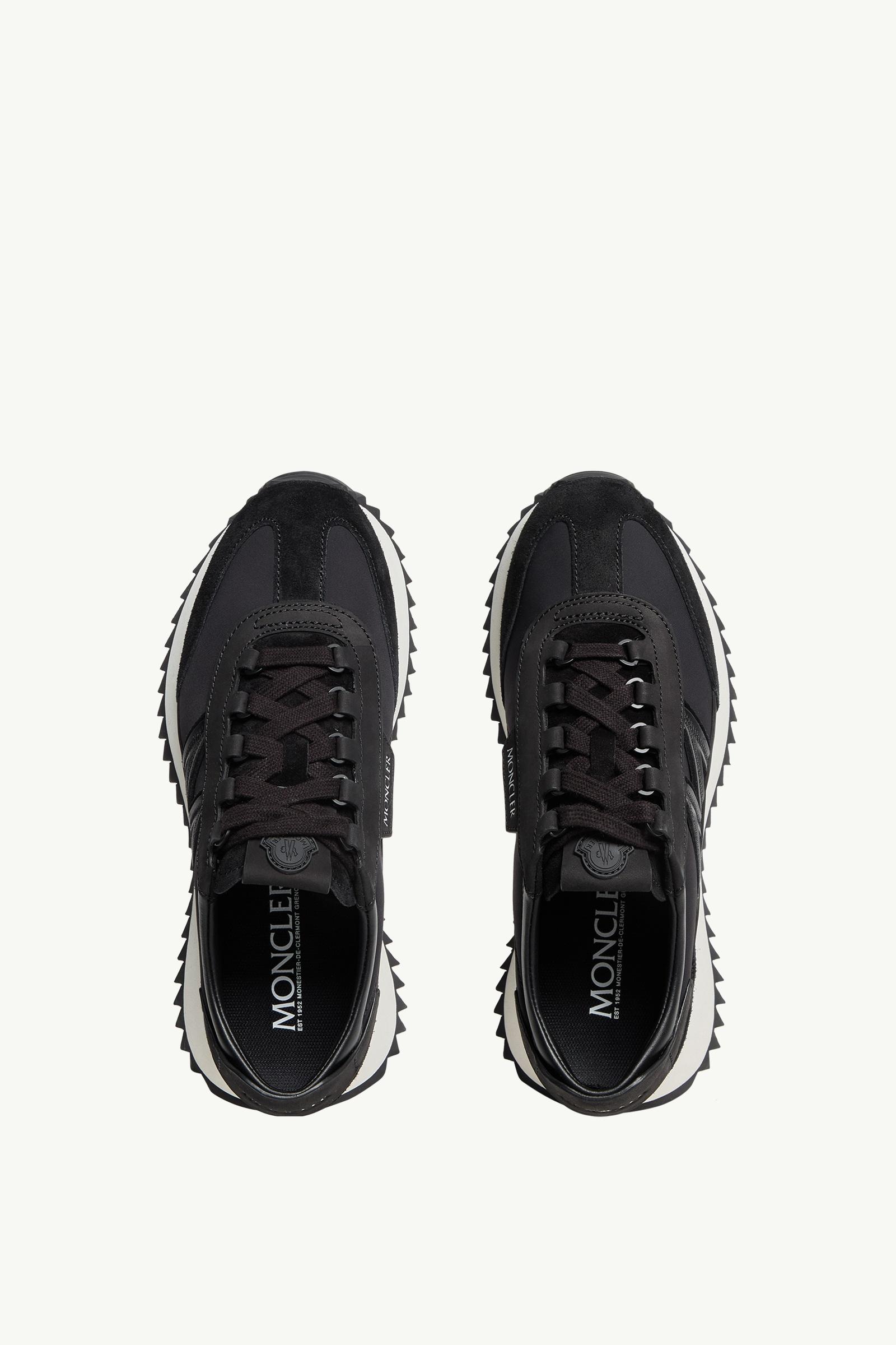 Moncler Pacey2 Suede & Nubuck Sneakers Black