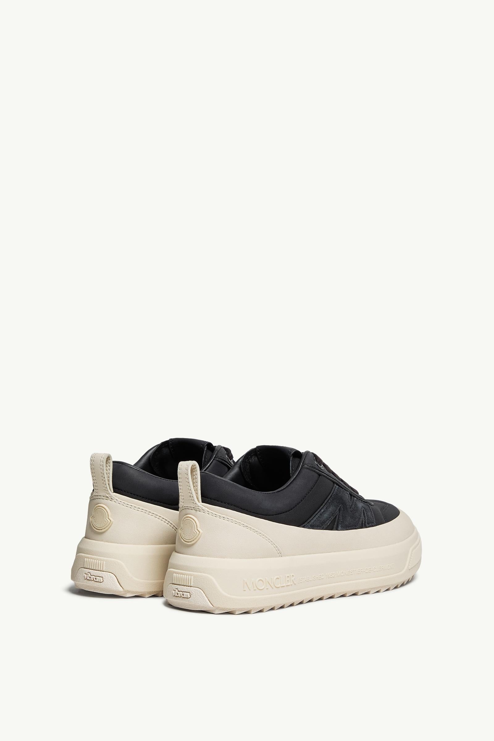 Moncler Moncler Altive Nubuck & Suede Sneakers Black