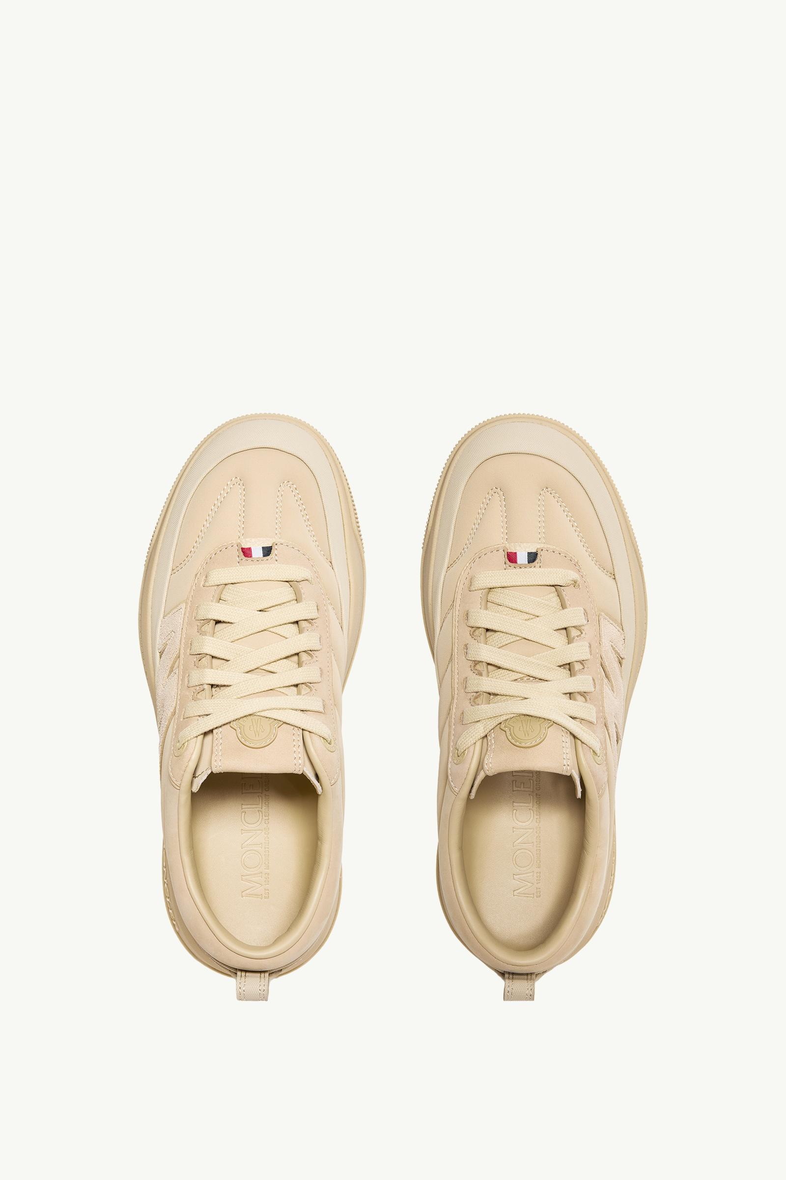Moncler Moncler Altive Nubuck & Suede Sneakers Sand Beige