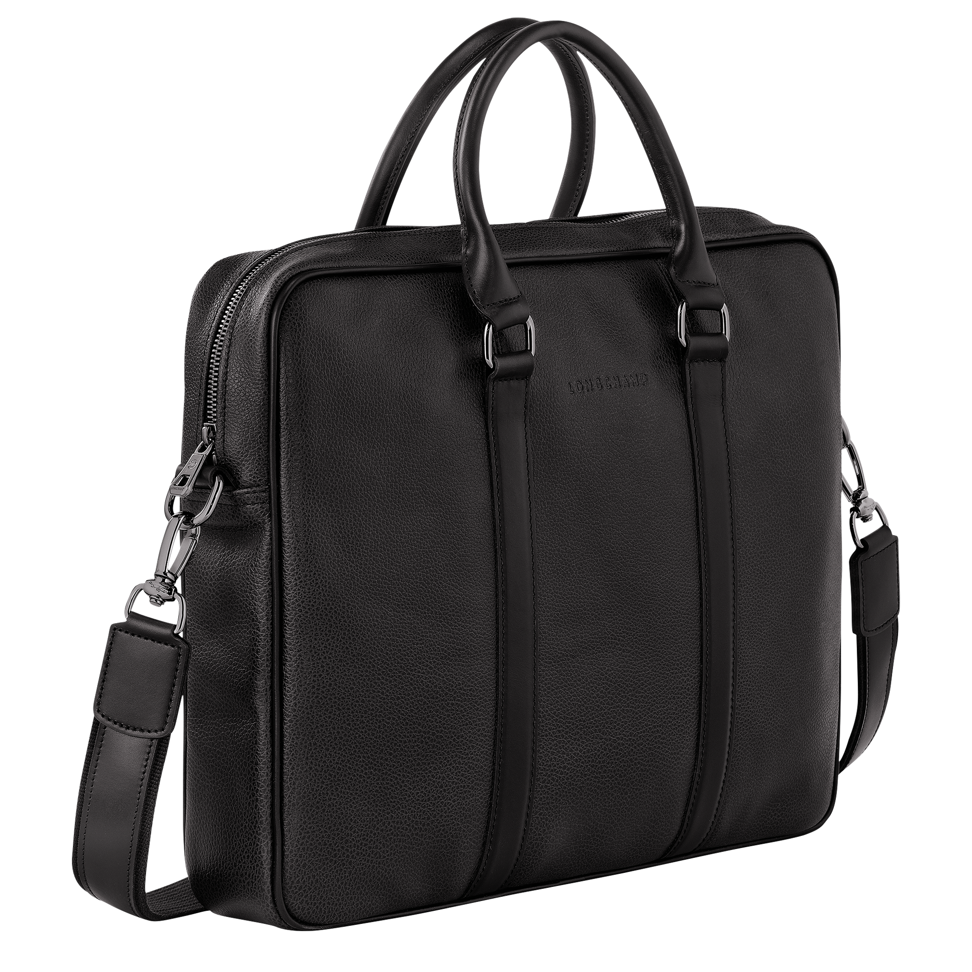 Longchamp Le Foulonné S Briefcase Black