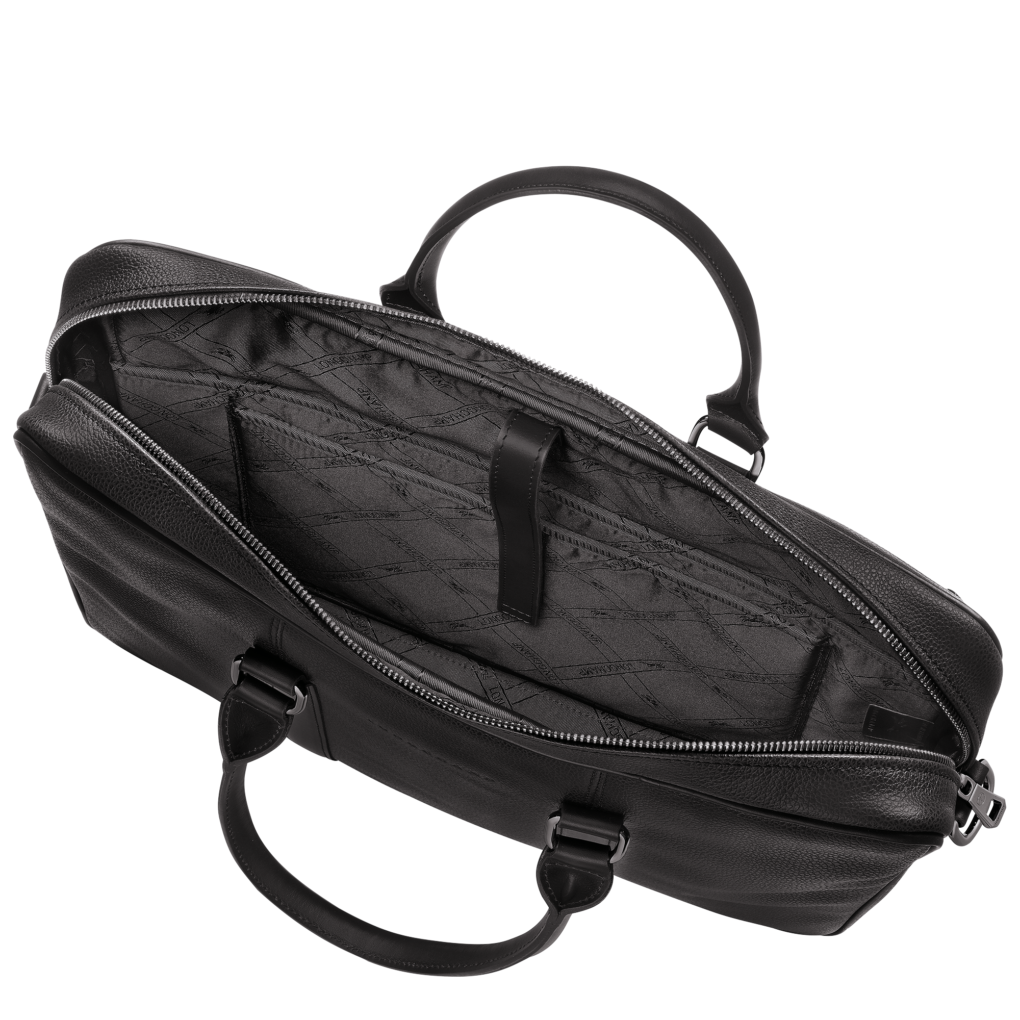 Longchamp Le Foulonné S Briefcase Black